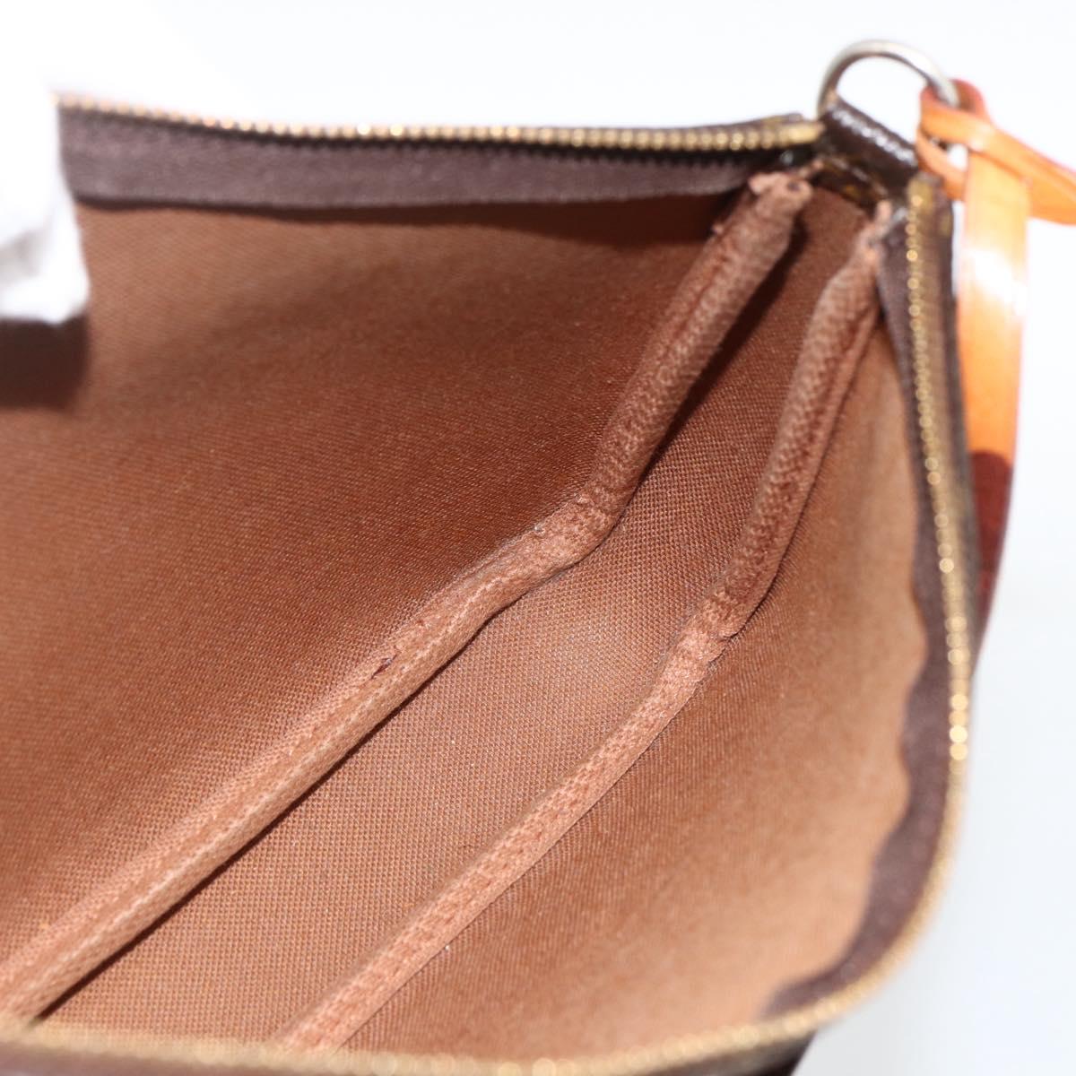 LOUIS VUITTON Monogram Pochette Accessoires Pouch M51980 LV Auth bs33751