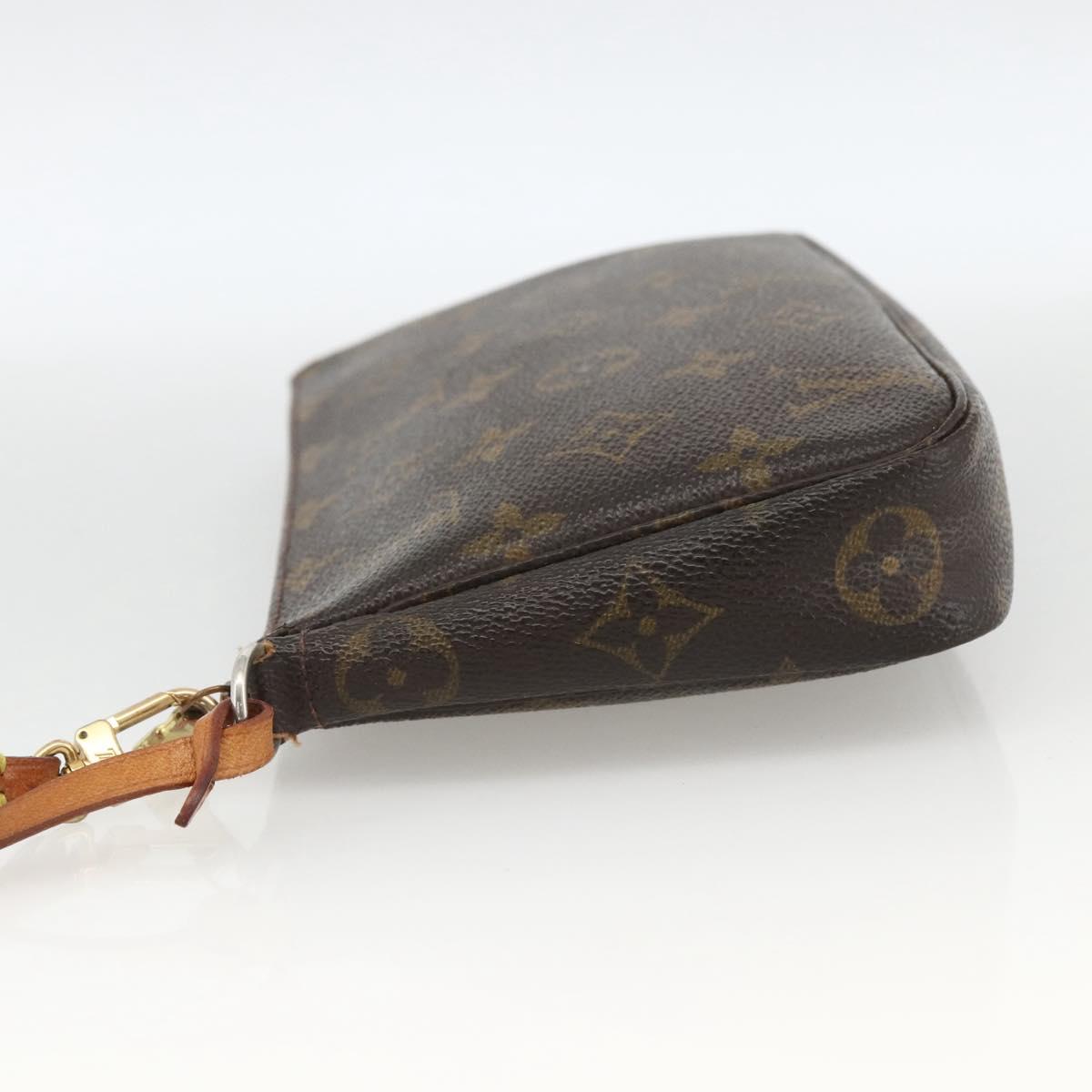 LOUIS VUITTON Monogram Pochette Accessoires Pouch M51980 LV Auth bs33751