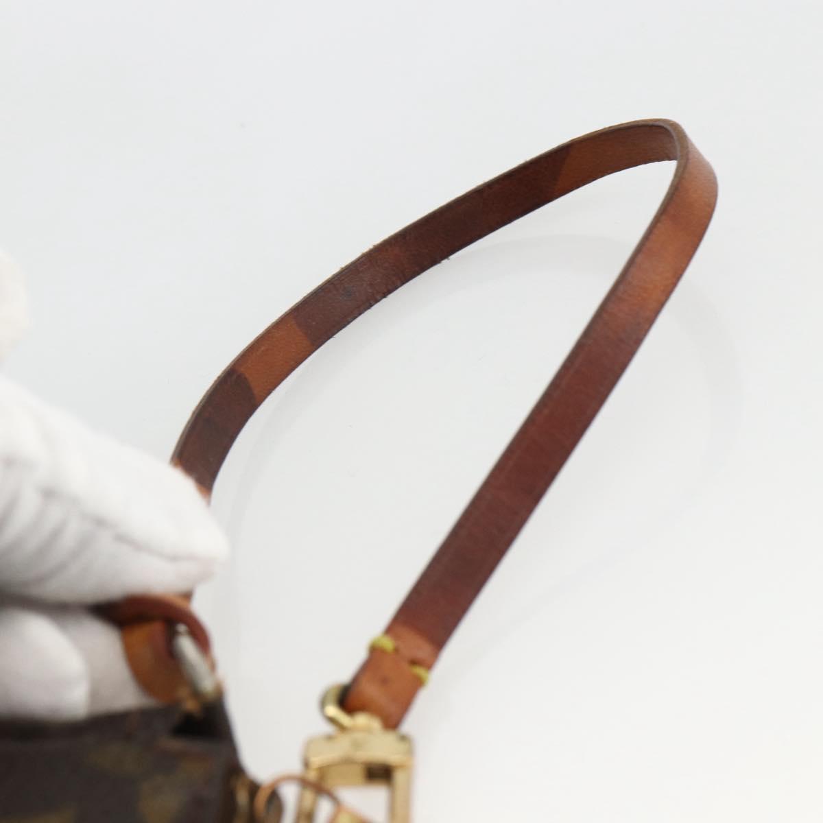 LOUIS VUITTON Monogram Pochette Accessoires Pouch M51980 LV Auth bs33751