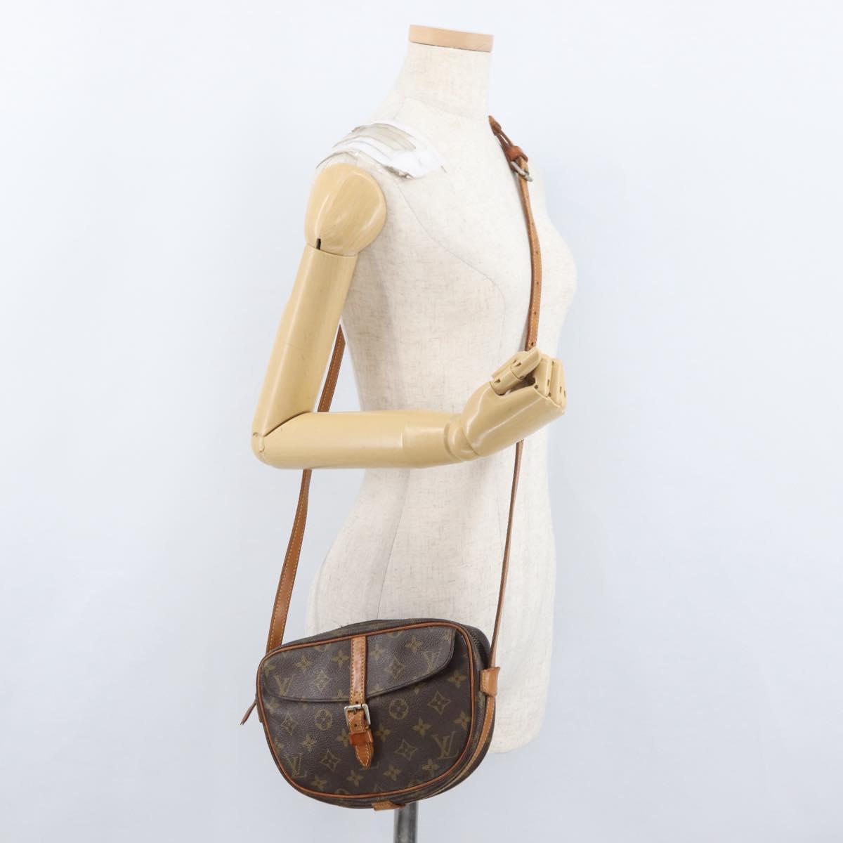LOUIS VUITTON Monogram Jeune Fille MM Shoulder Bag M51226 LV Auth bs33765