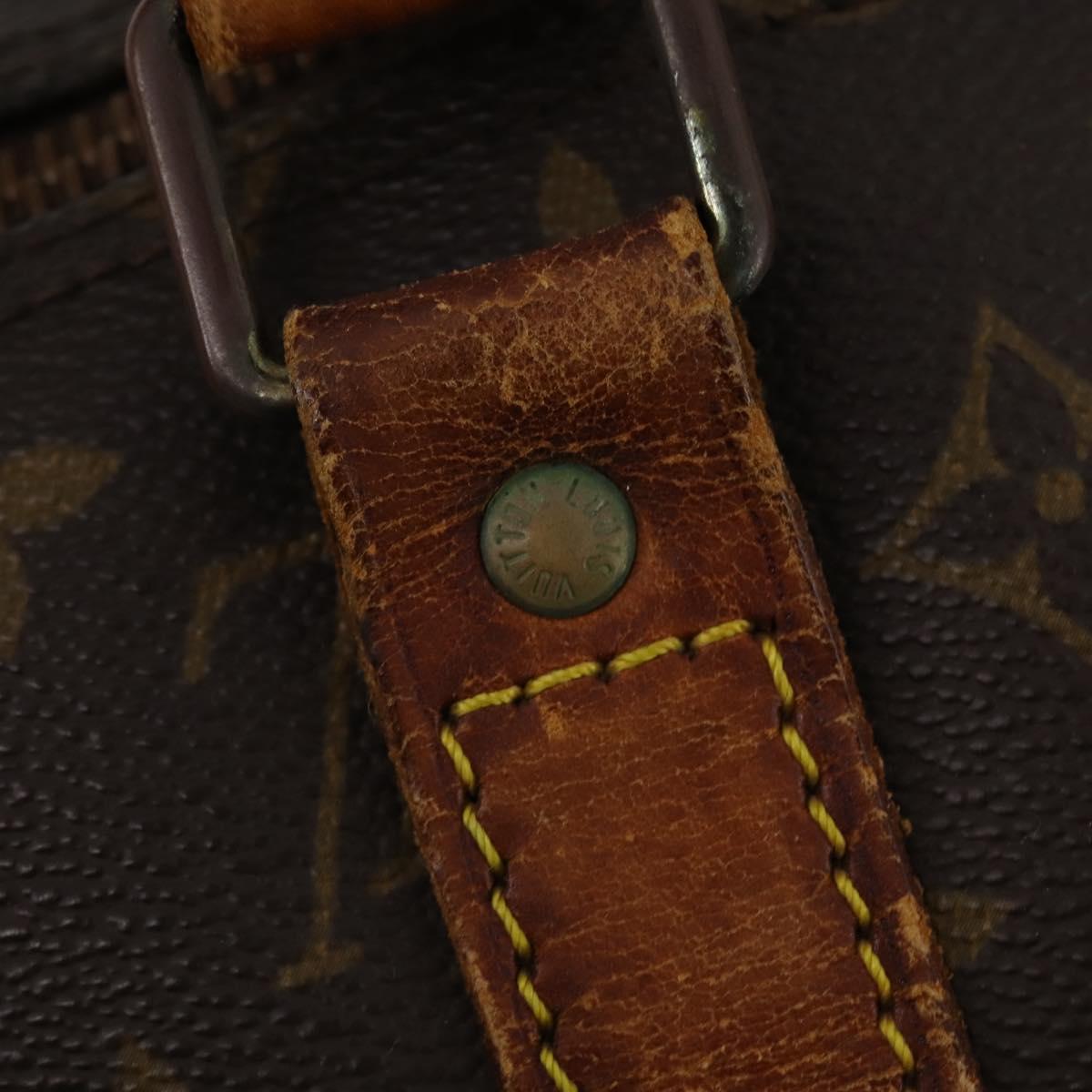 LOUIS VUITTON Monogram Keepall Bandouliere 55 Boston Bag M41414 LV Auth bs33789