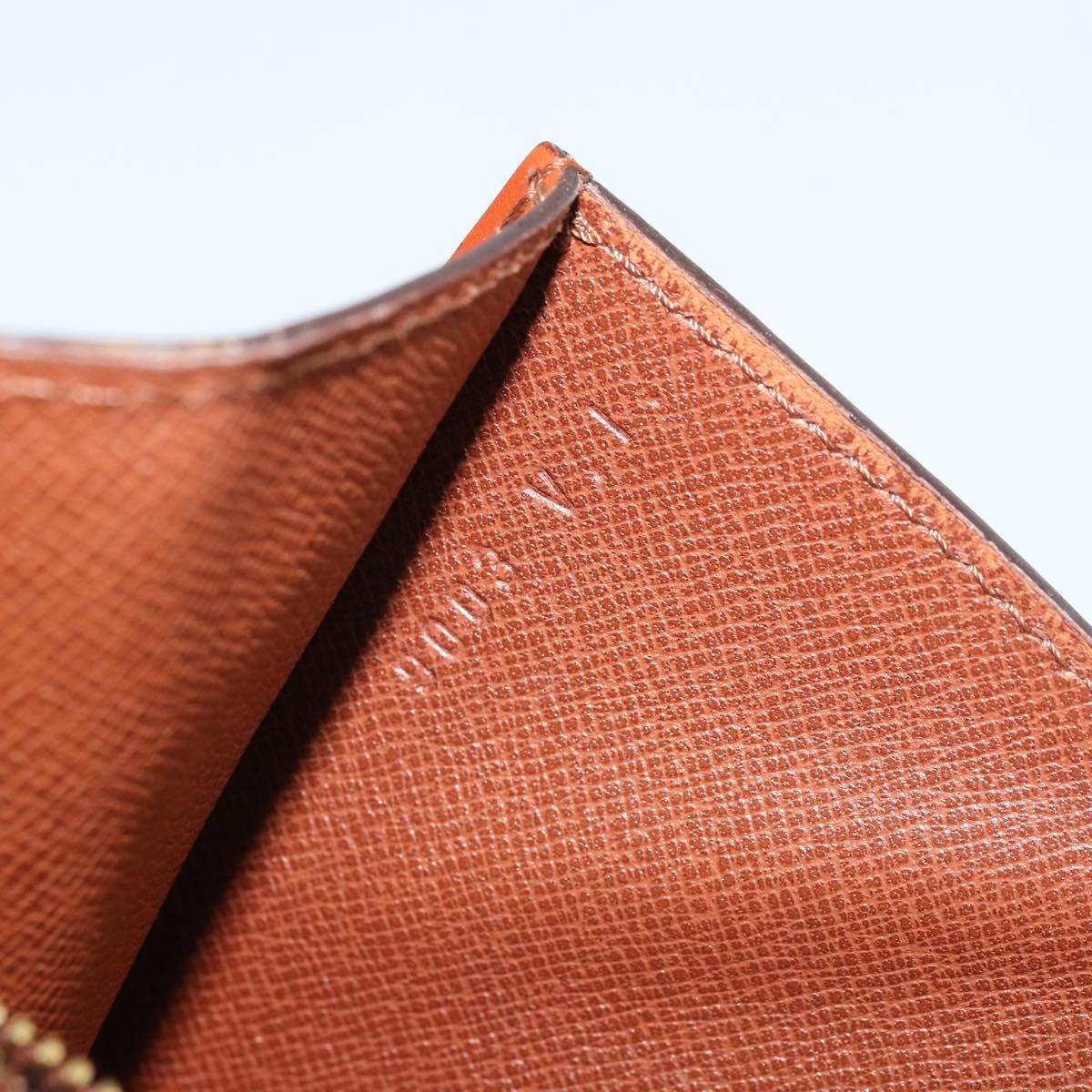 LOUIS VUITTON Epi Montaigne 23 Clutch Bag Brown M52663 LV Auth bs33790