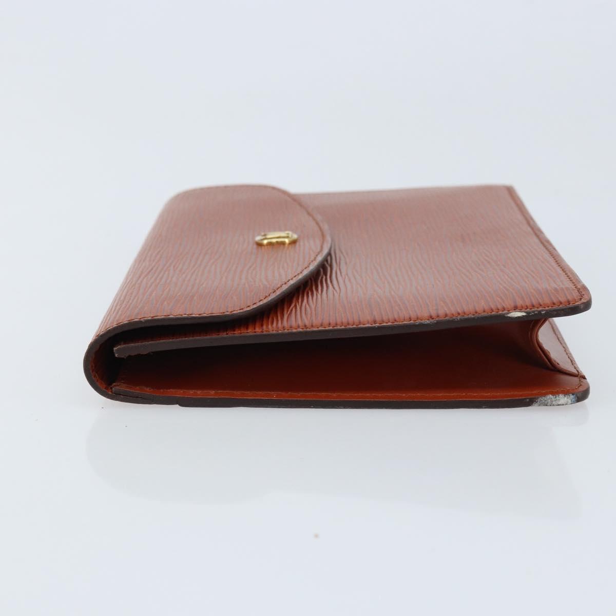 LOUIS VUITTON Epi Montaigne 23 Clutch Bag Brown M52663 LV Auth bs33790