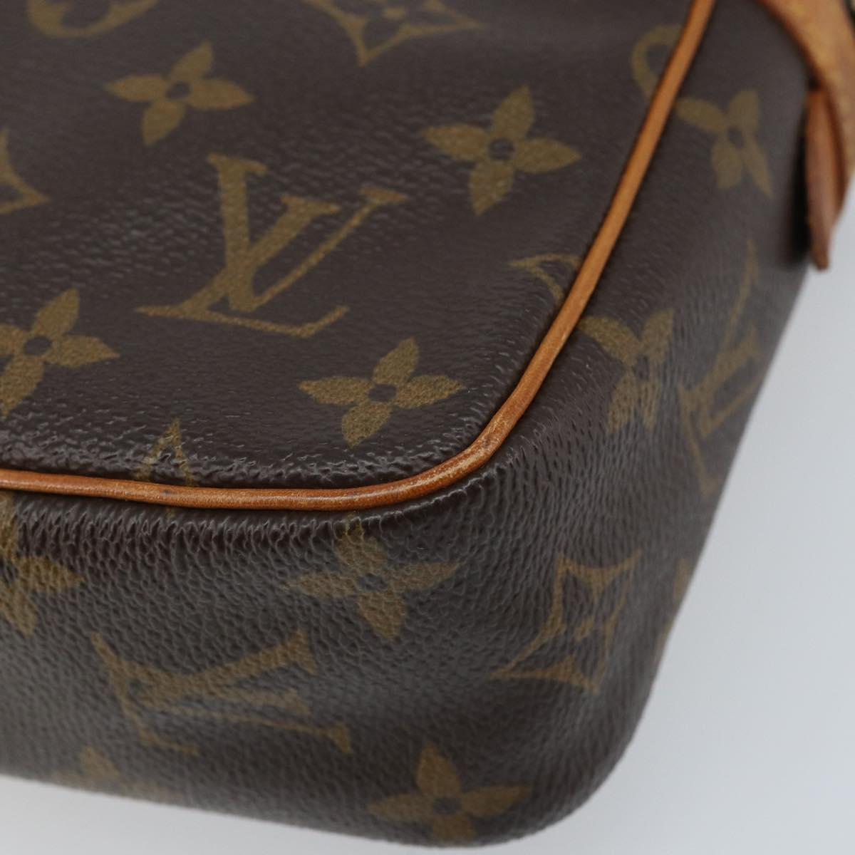 LOUIS VUITTON Monogram Compiegne 23 Clutch Bag M51847 LV Auth bs33796