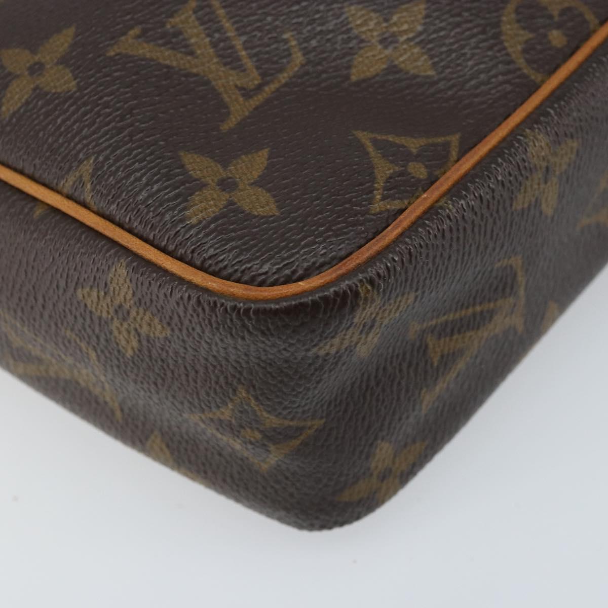 LOUIS VUITTON Monogram Compiegne 23 Clutch Bag M51847 LV Auth bs33796