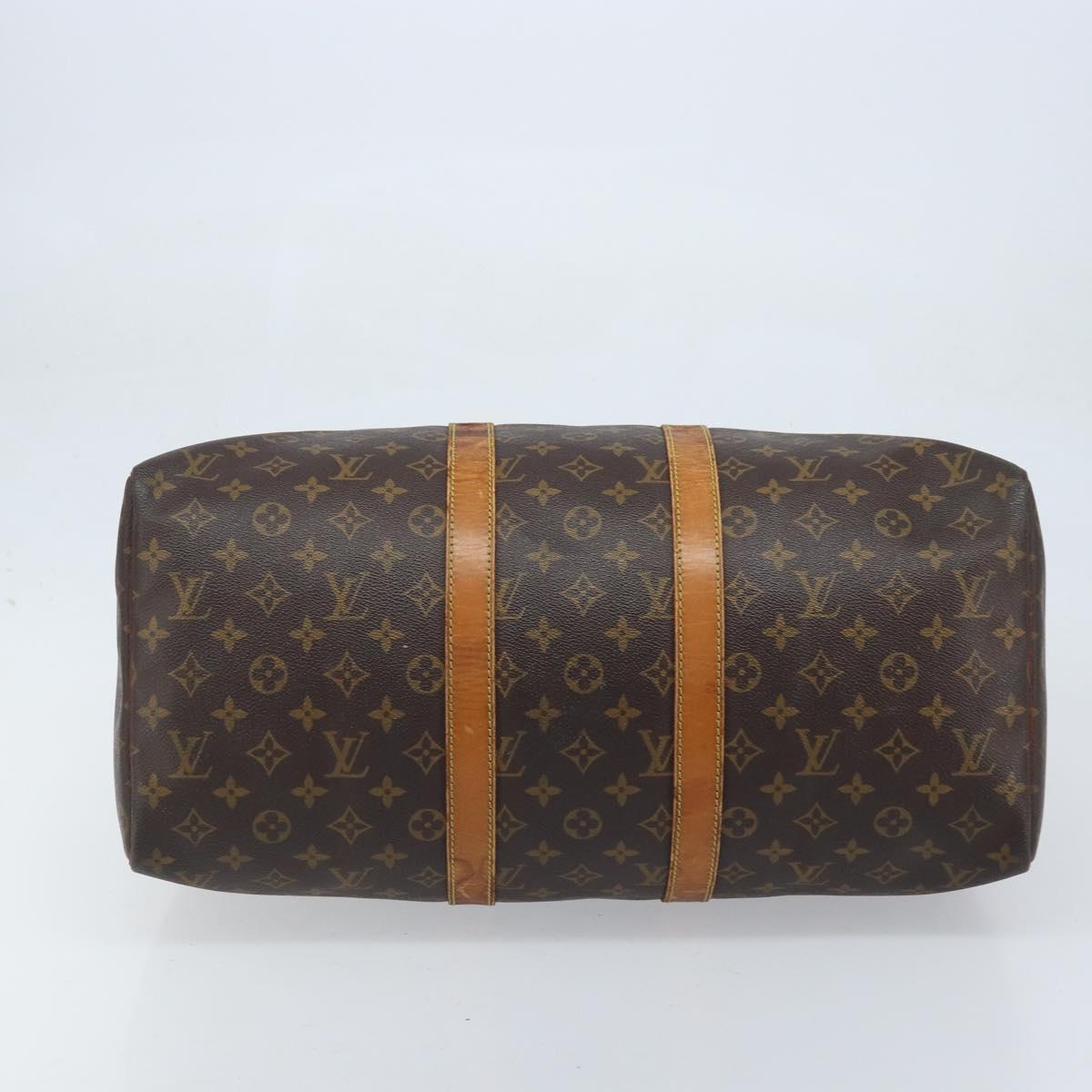 LOUIS VUITTON Monogram Keepall 45 Boston Bag M41428 LV Auth bs33797