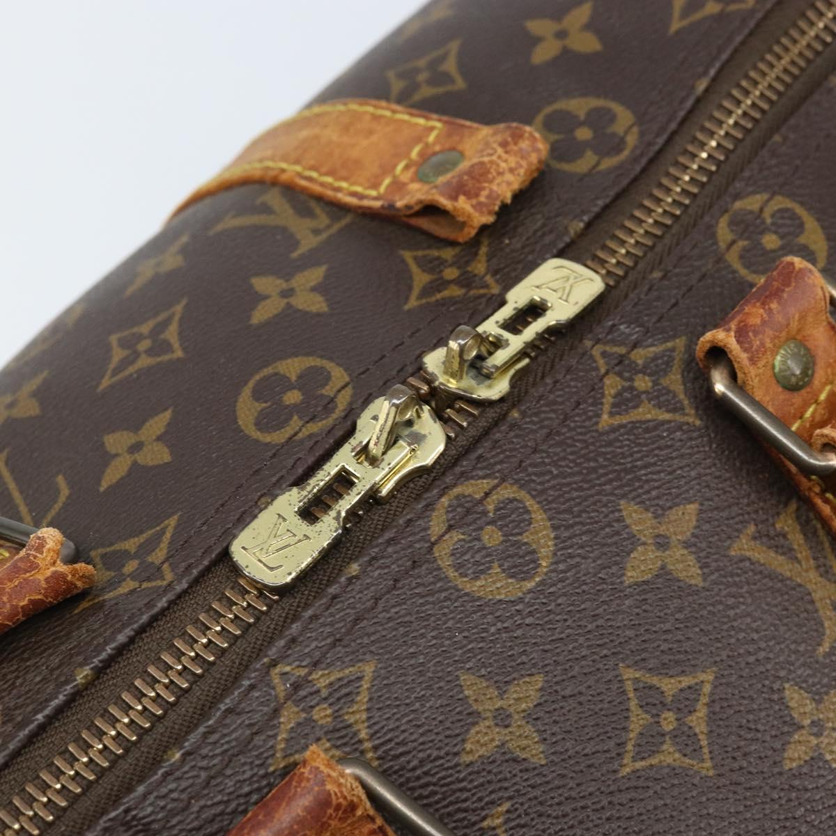 LOUIS VUITTON Monogram Keepall 45 Boston Bag M41428 LV Auth bs33797
