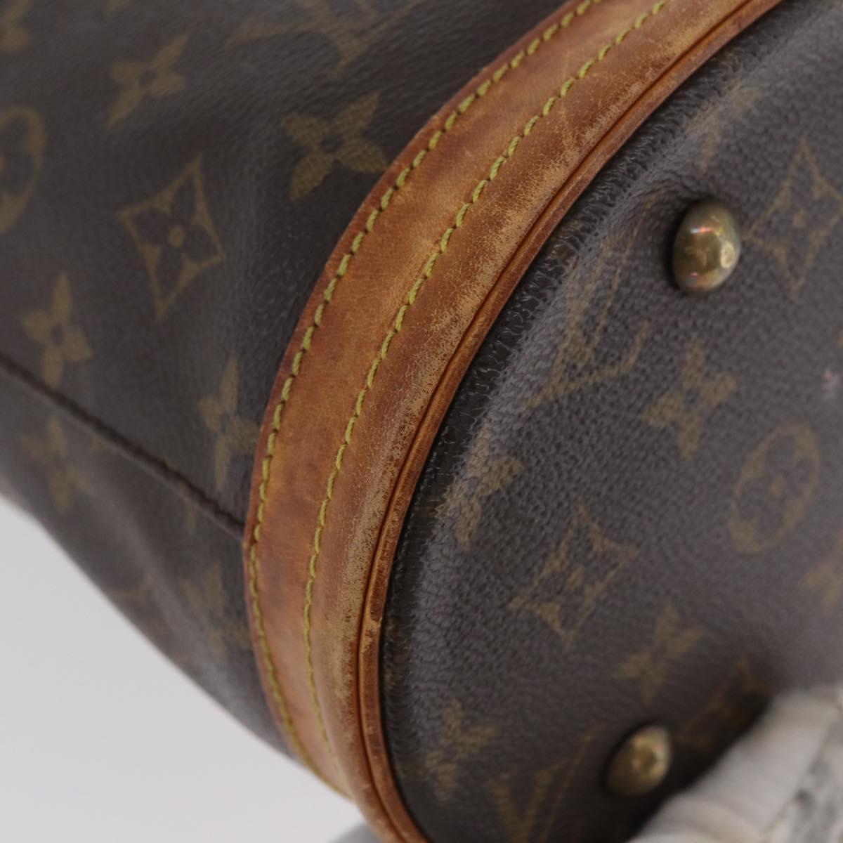 LOUIS VUITTON Monogram Bucket PM Shoulder Bag M42238 LV Auth bs33798