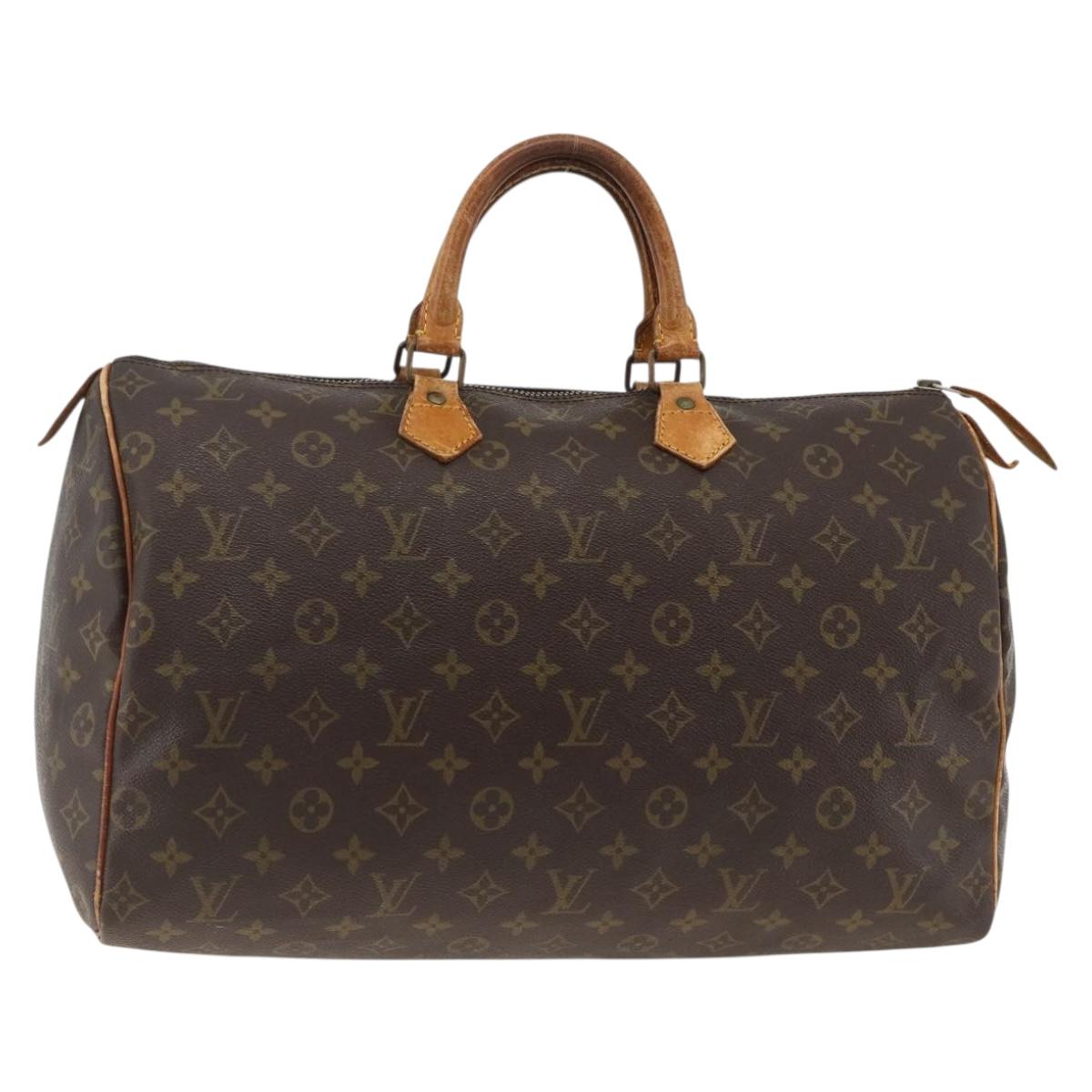 LOUIS VUITTON Monogram Speedy 40 Hand Bag M41522 LV Auth bs33801