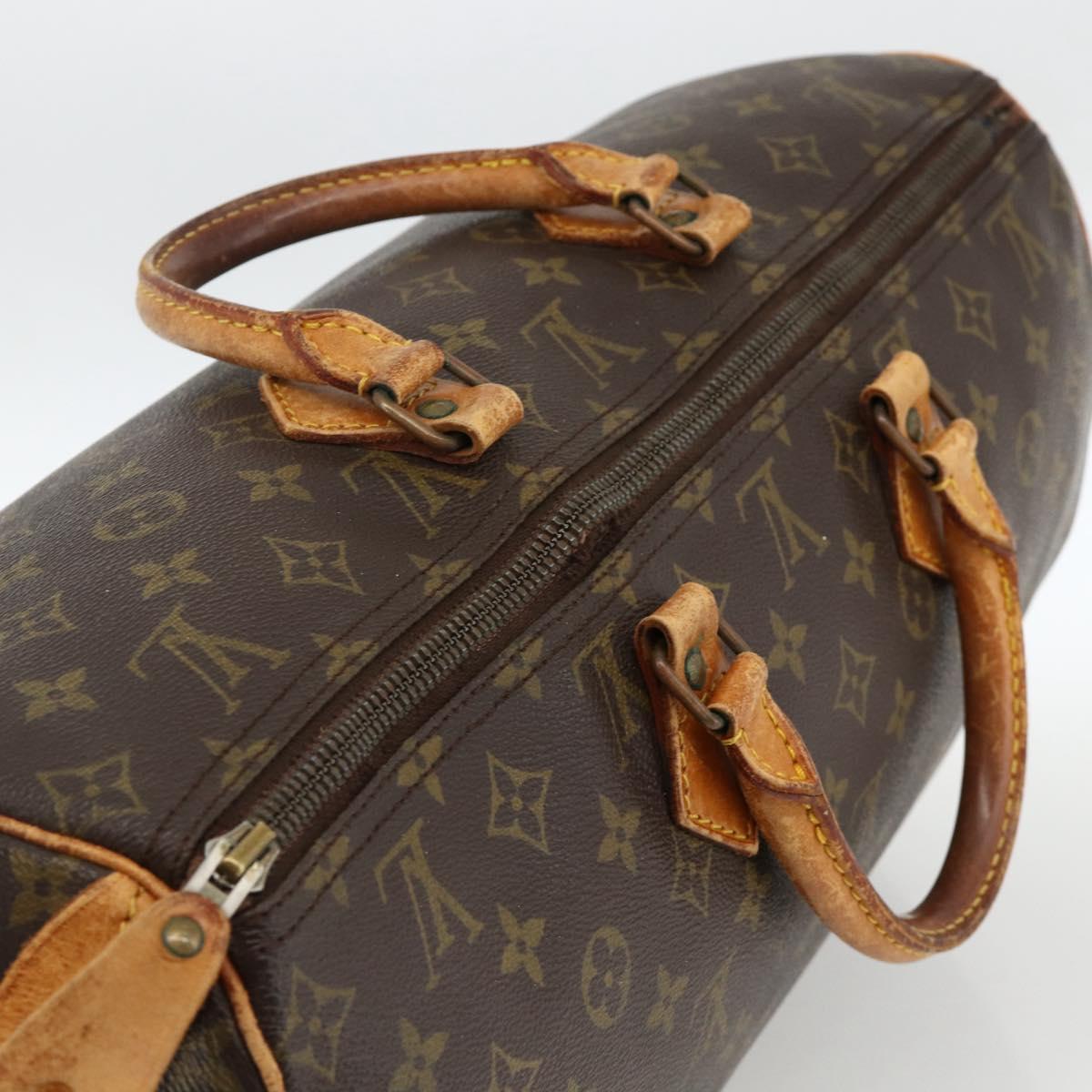 LOUIS VUITTON Monogram Speedy 40 Hand Bag M41522 LV Auth bs33801