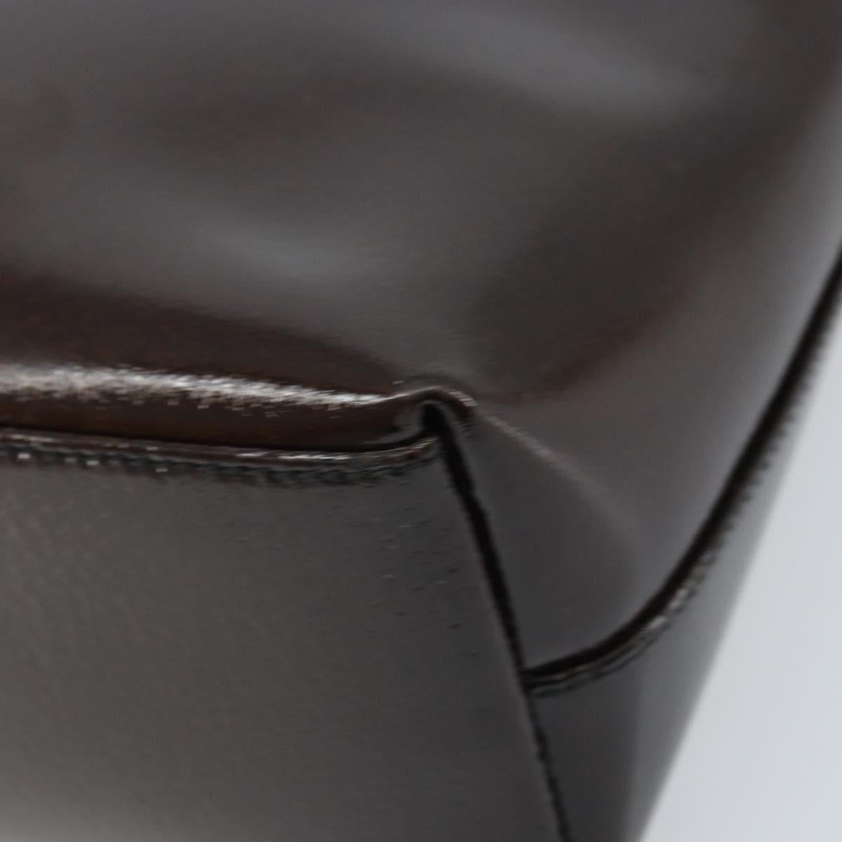 GUCCI Tote Bag Leather Brown 001 2058 3021 Auth bs33849