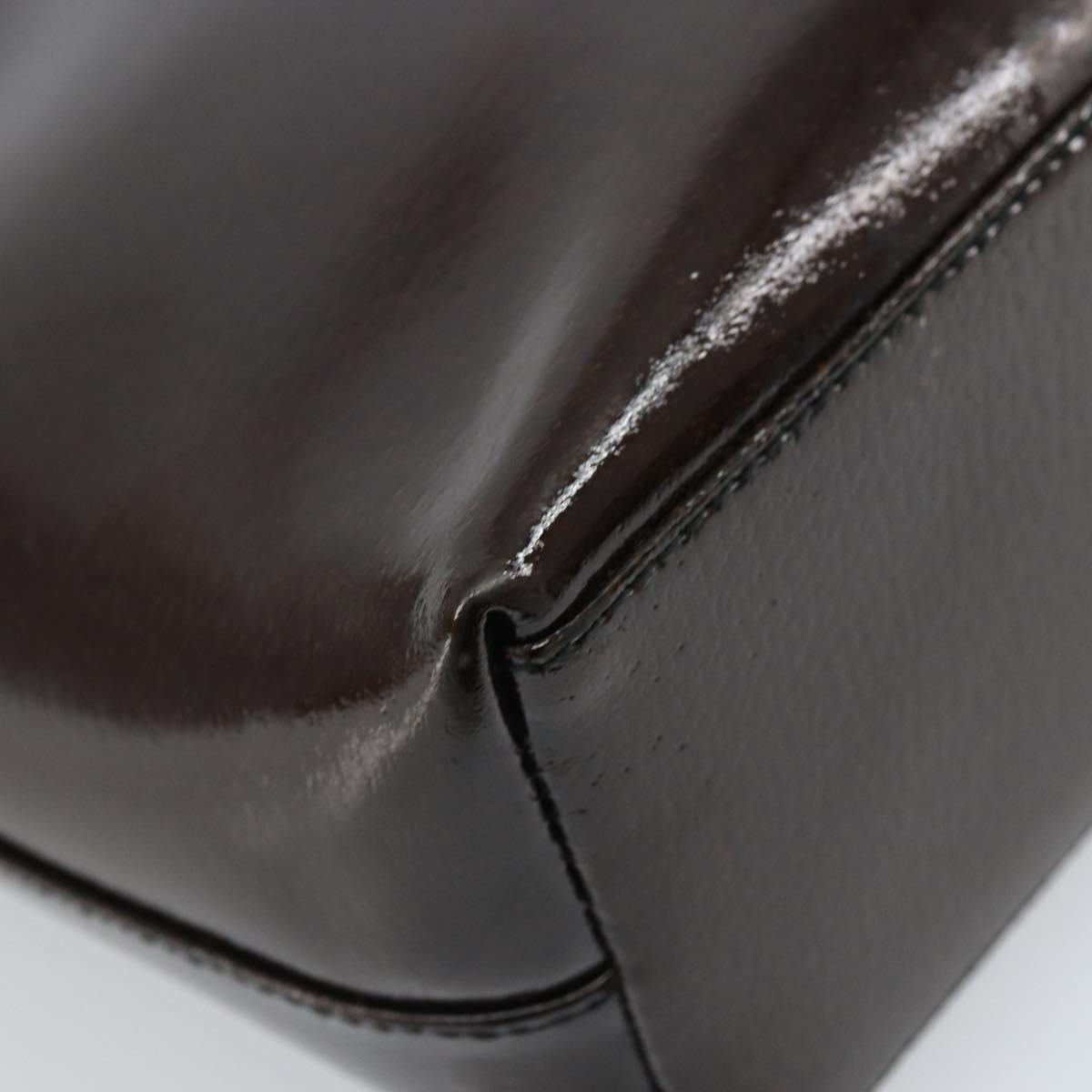 GUCCI Tote Bag Leather Brown 001 2058 3021 Auth bs33849