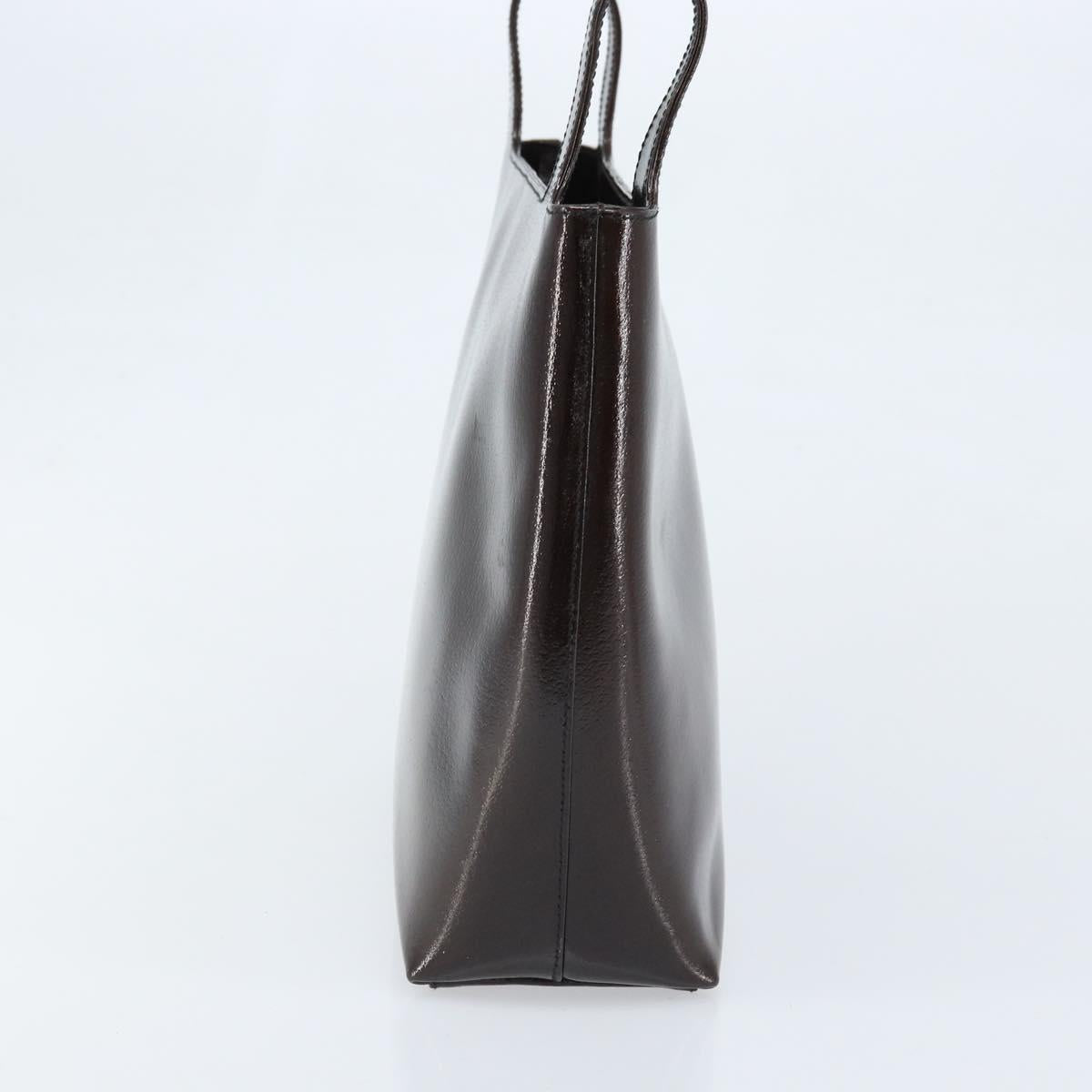 GUCCI Tote Bag Leather Brown 001 2058 3021 Auth bs33849