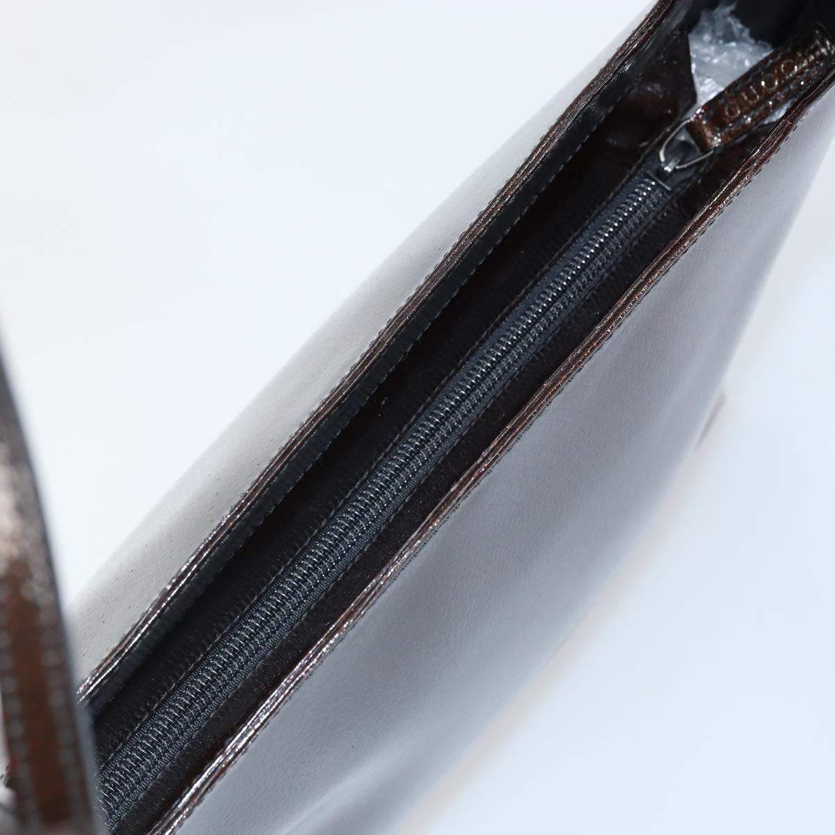 GUCCI Tote Bag Leather Brown 001 2058 3021 Auth bs33849