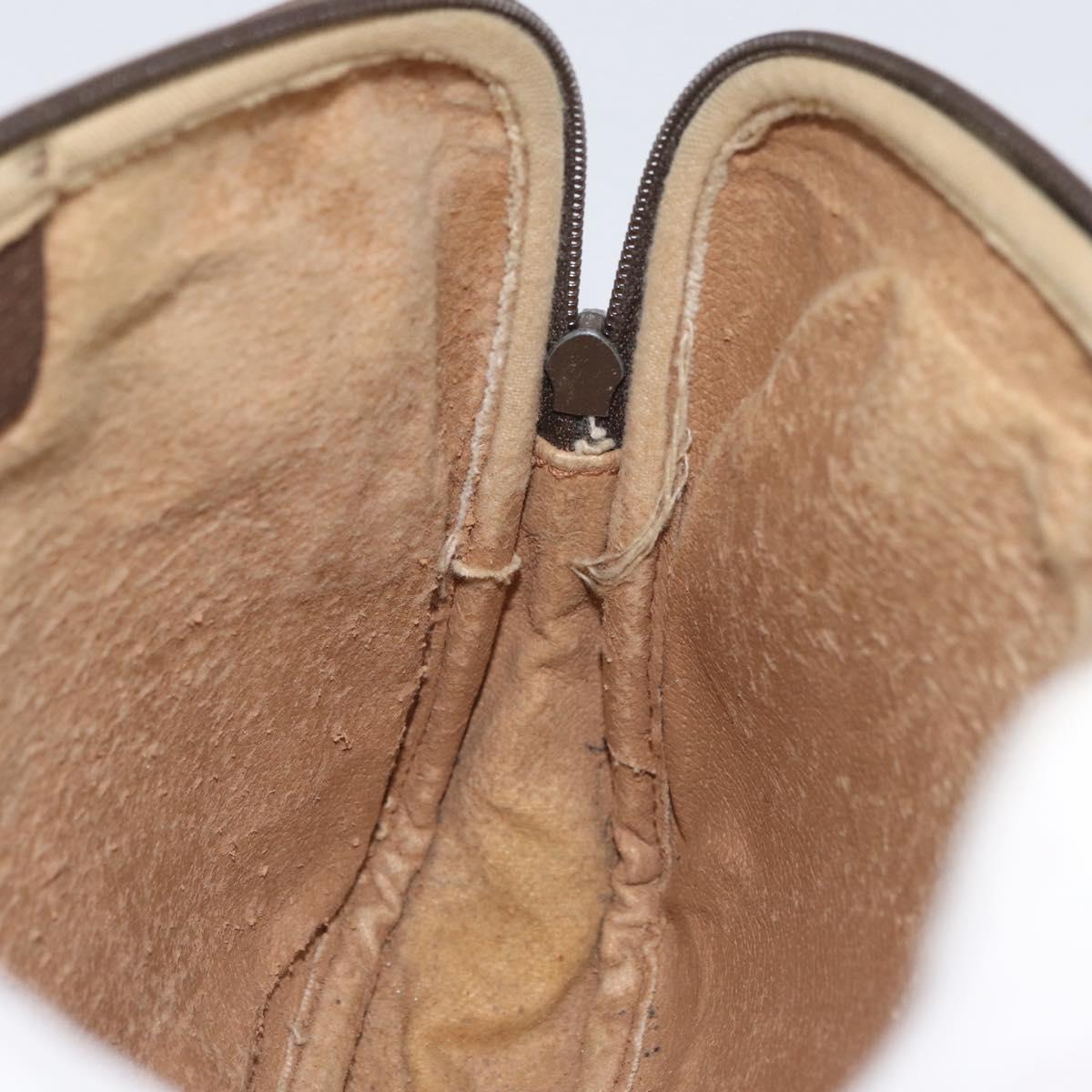 GUCCI GG Supreme Shoulder Bag PVC Beige Gold 97 02 068 Auth bs33854