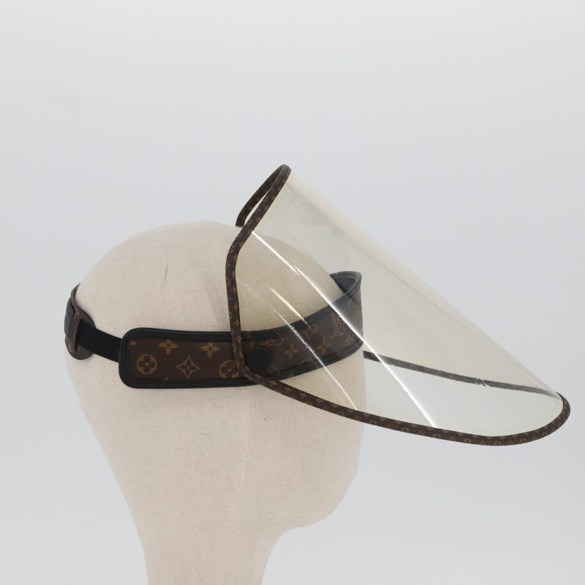 LOUIS VUITTON Monogram Viger LV Shield Sun Visor M76727 LV Auth bs33856