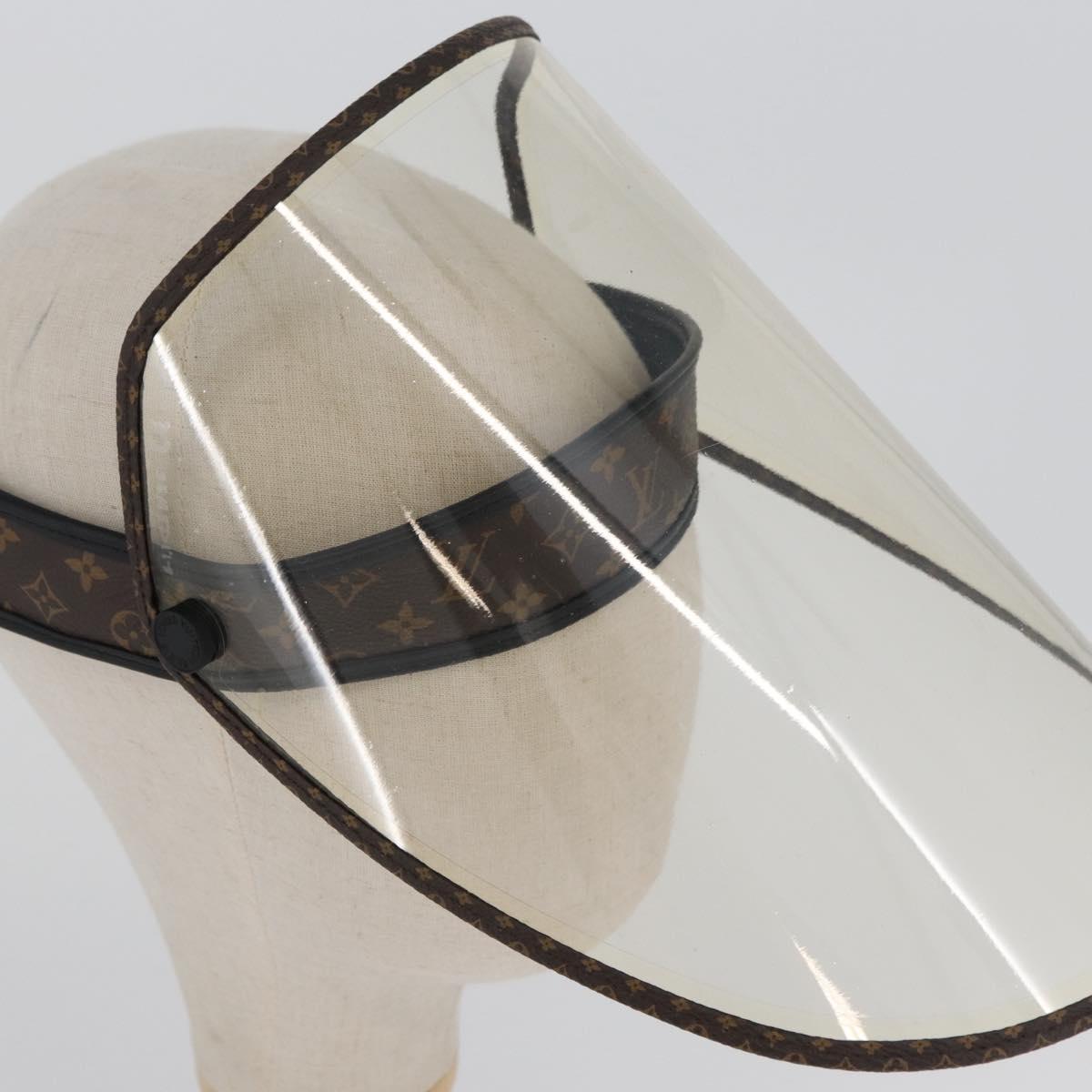 LOUIS VUITTON Monogram Viger LV Shield Sun Visor M76727 LV Auth bs33856