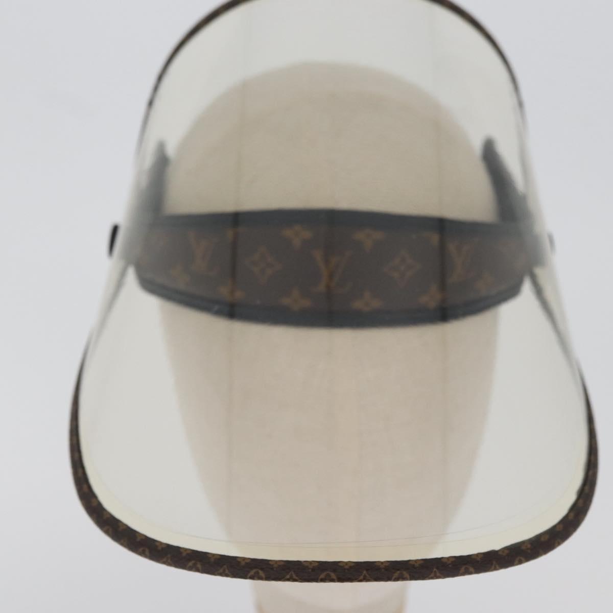 LOUIS VUITTON Monogram Viger LV Shield Sun Visor M76727 LV Auth bs33856