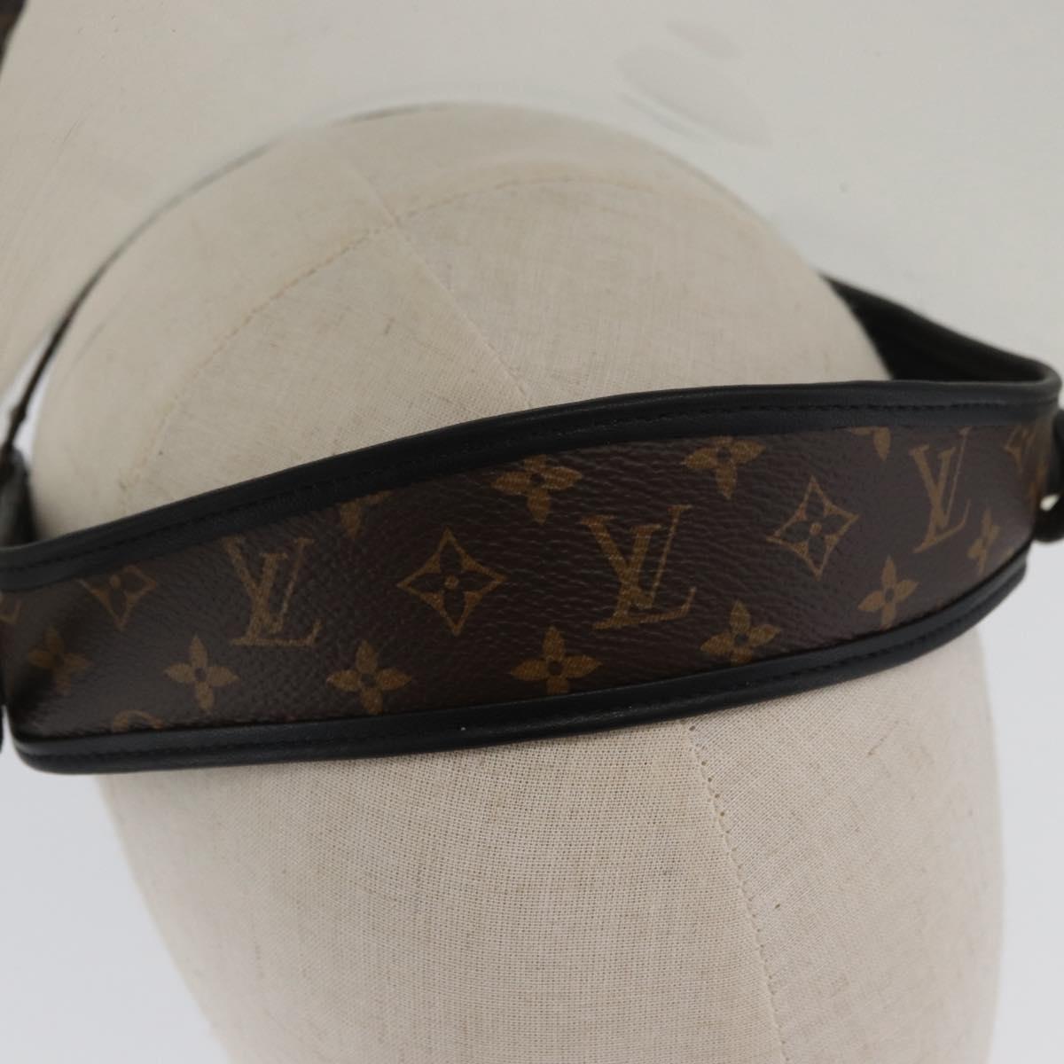 LOUIS VUITTON Monogram Viger LV Shield Sun Visor M76727 LV Auth bs33856