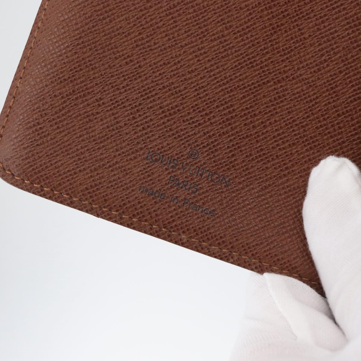 LOUIS VUITTON Monogram Porto Papie Zip Wallet M61207 LV Auth bs33861
