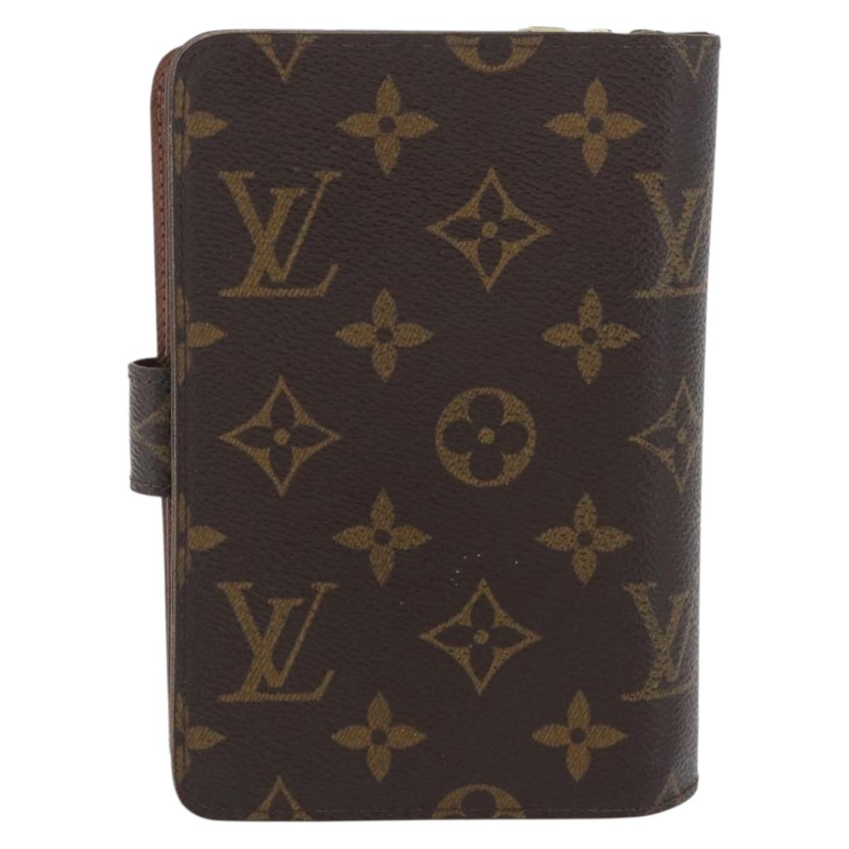 LOUIS VUITTON Monogram Porto Papie Zip Wallet M61207 LV Auth bs33861