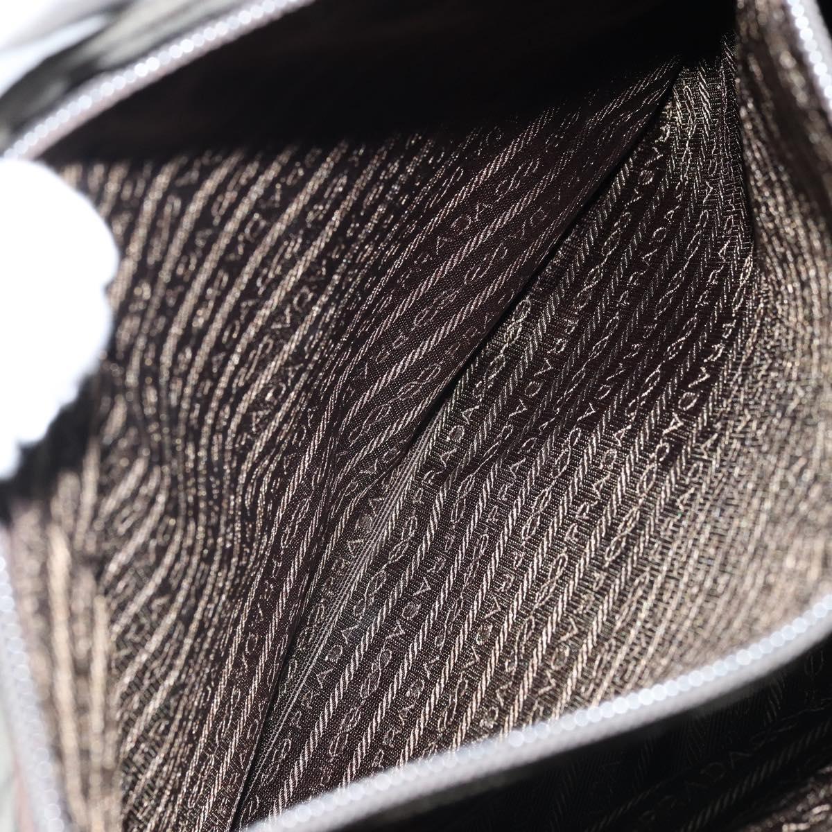 PRADA Hand Bag Nylon Khaki Auth bs33878