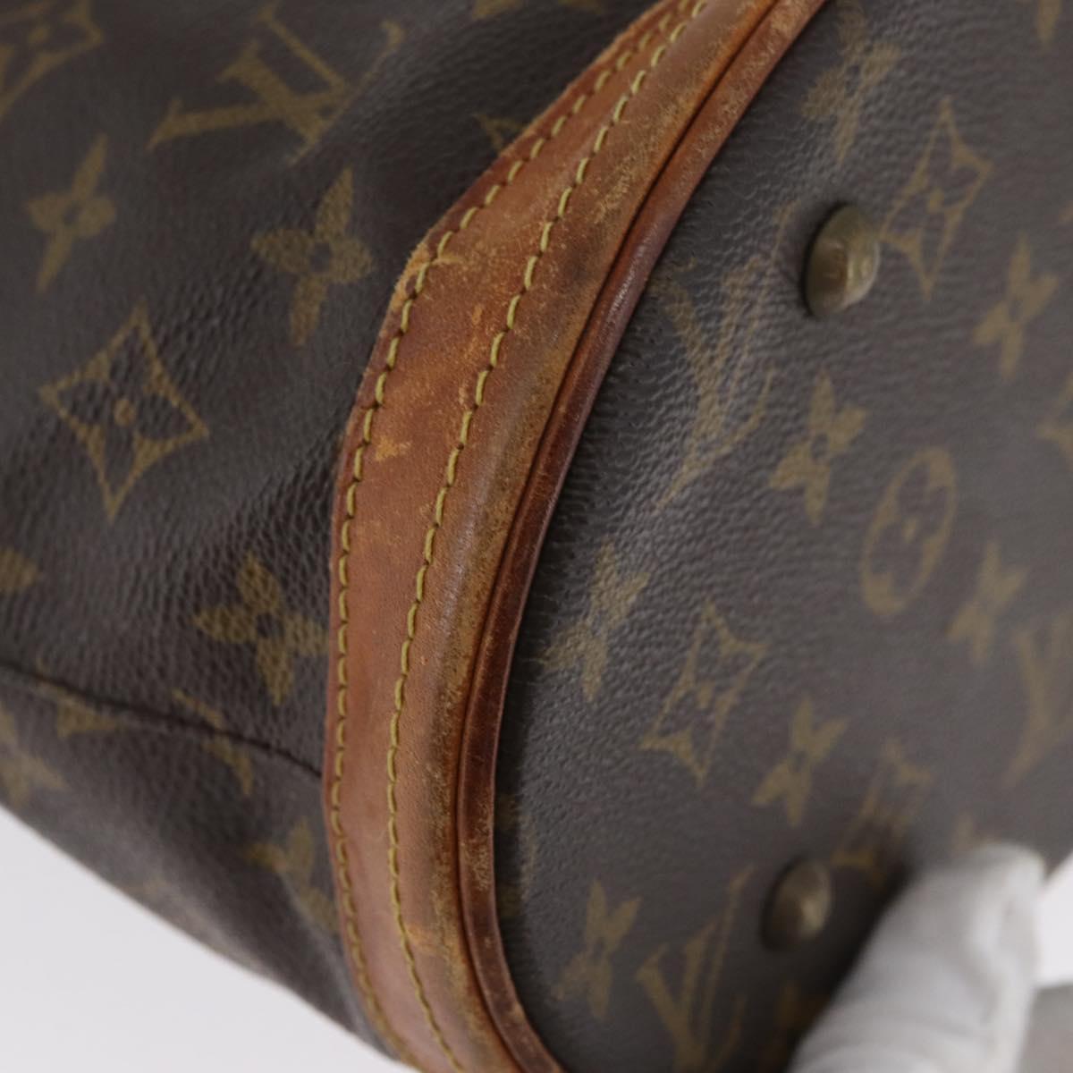 LOUIS VUITTON Monogram Bucket PM Shoulder Bag M42238 LV Auth bs33892