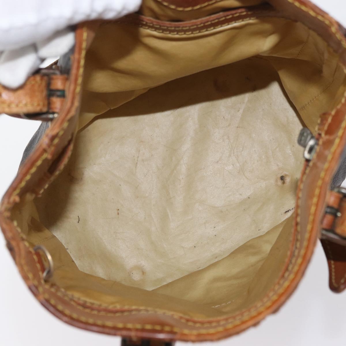 LOUIS VUITTON Monogram Bucket PM Shoulder Bag M42238 LV Auth bs33892