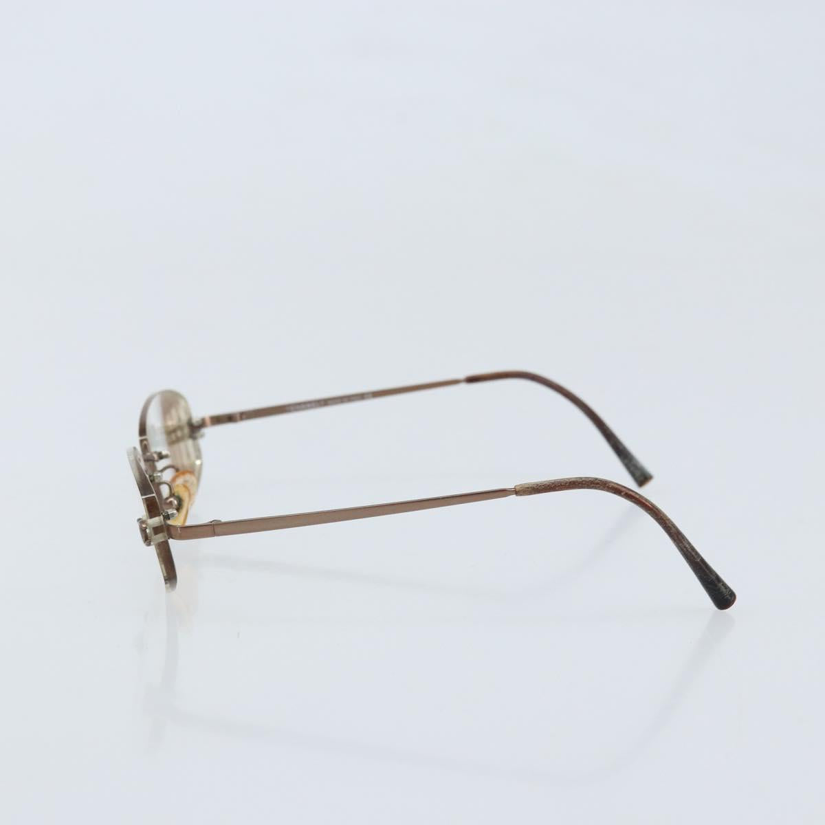 CHANEL Glasses plastic 2 Set Brown CC Auth bs33893