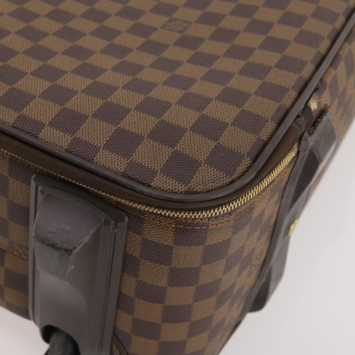 LOUIS VUITTON Damier Ebene Pegas 55 suitcase N23294 LV Auth bs33916A
