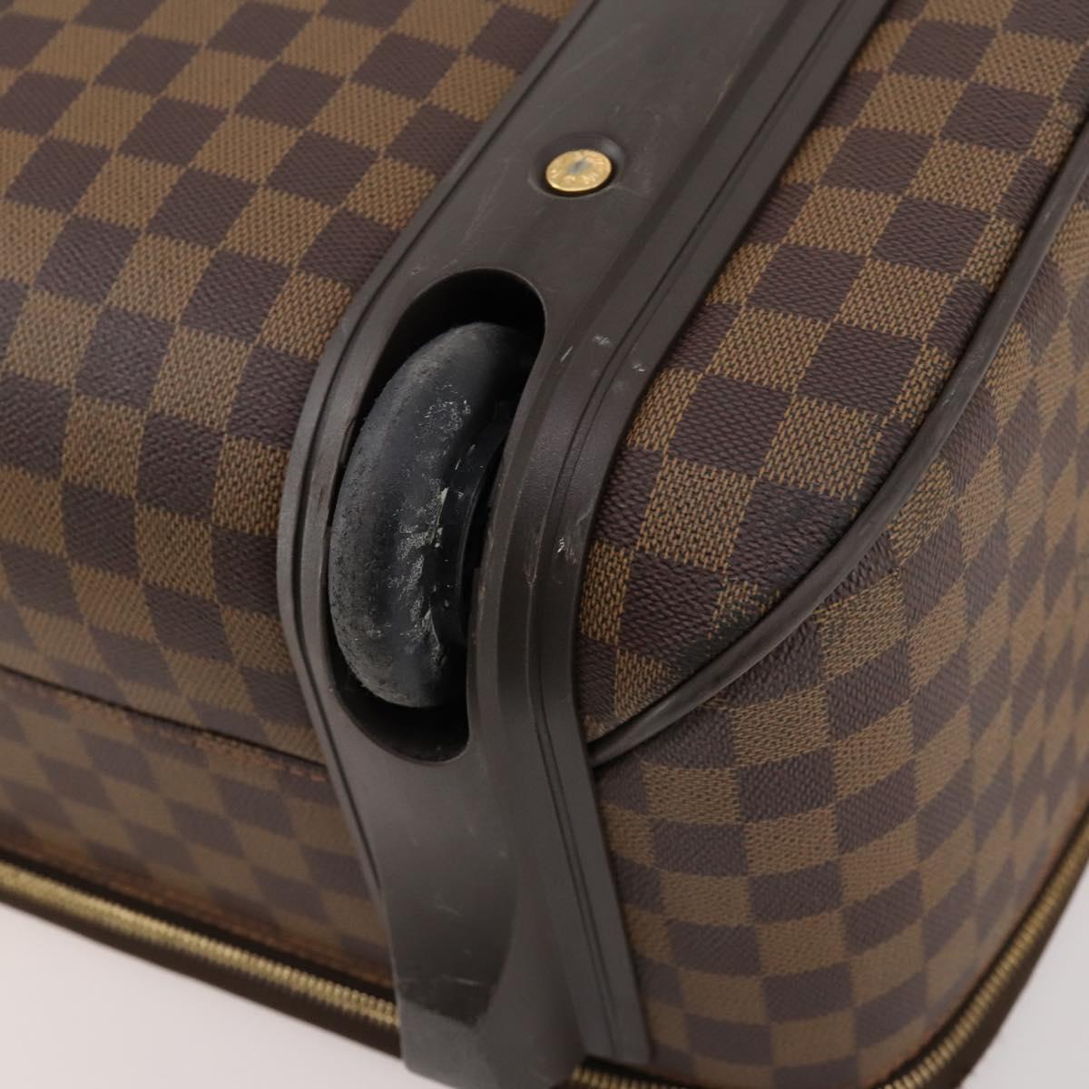 LOUIS VUITTON Damier Ebene Pegas 55 suitcase N23294 LV Auth bs33916A