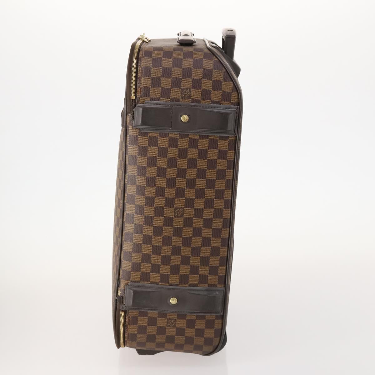 LOUIS VUITTON Damier Ebene Pegas 55 suitcase N23294 LV Auth bs33916A