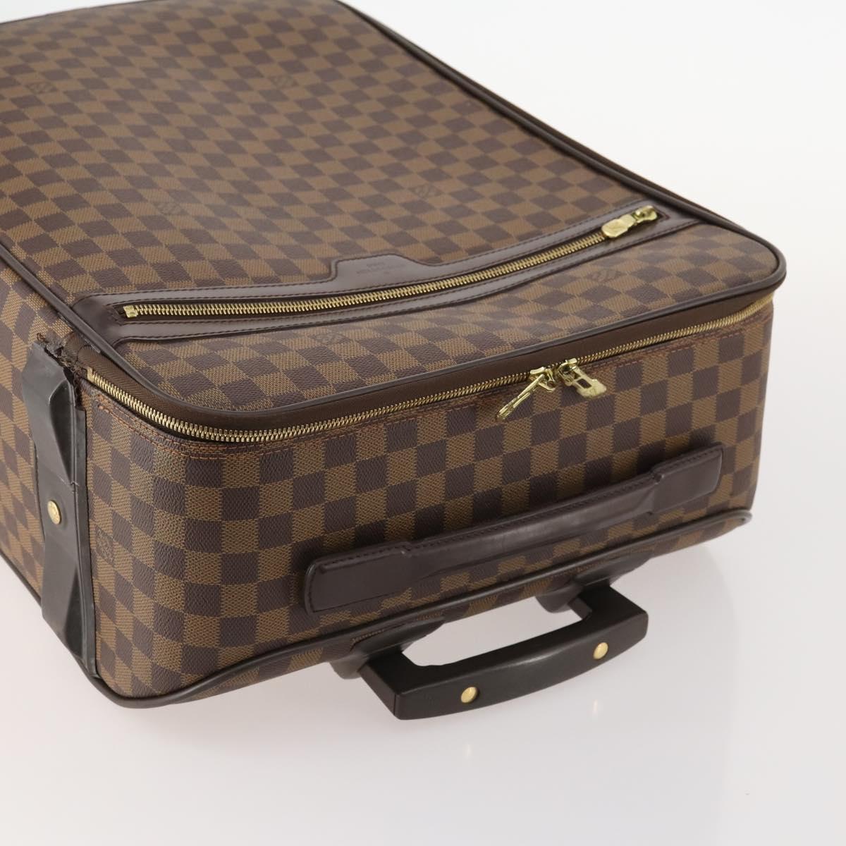LOUIS VUITTON Damier Ebene Pegas 55 suitcase N23294 LV Auth bs33916A