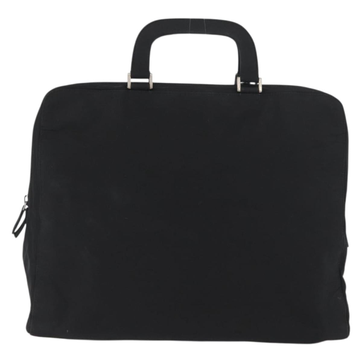 PRADA Hand Bag Nylon Black Auth bs33933