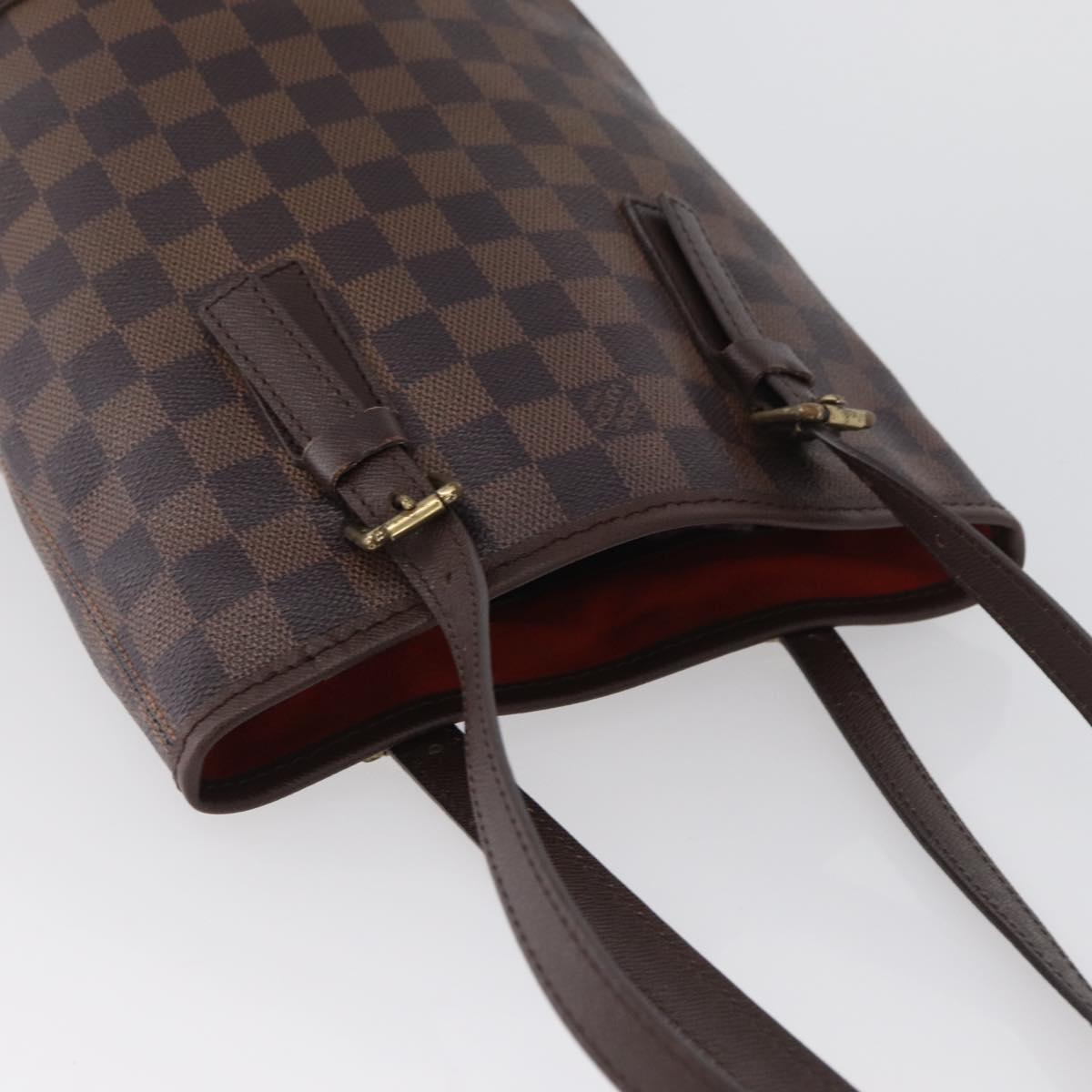 LOUIS VUITTON Damier Ebene Marais Shoulder Bag N42240 LV Auth bs33936