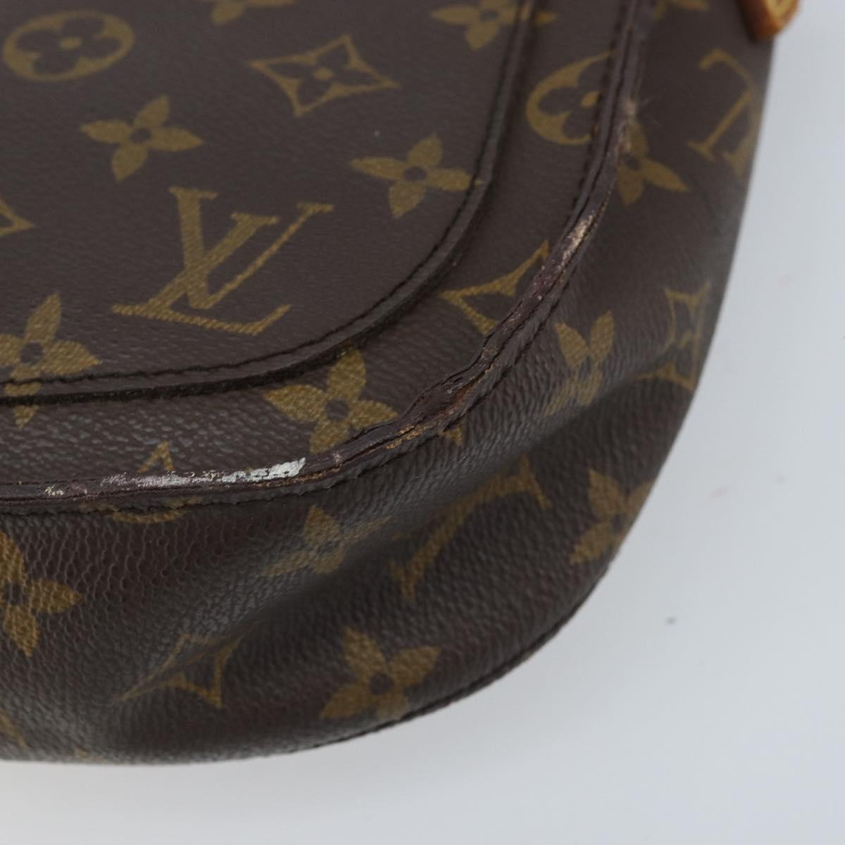 LOUIS VUITTON Monogram Saint Cloud GM Shoulder Bag M51242 LV Auth bs33939