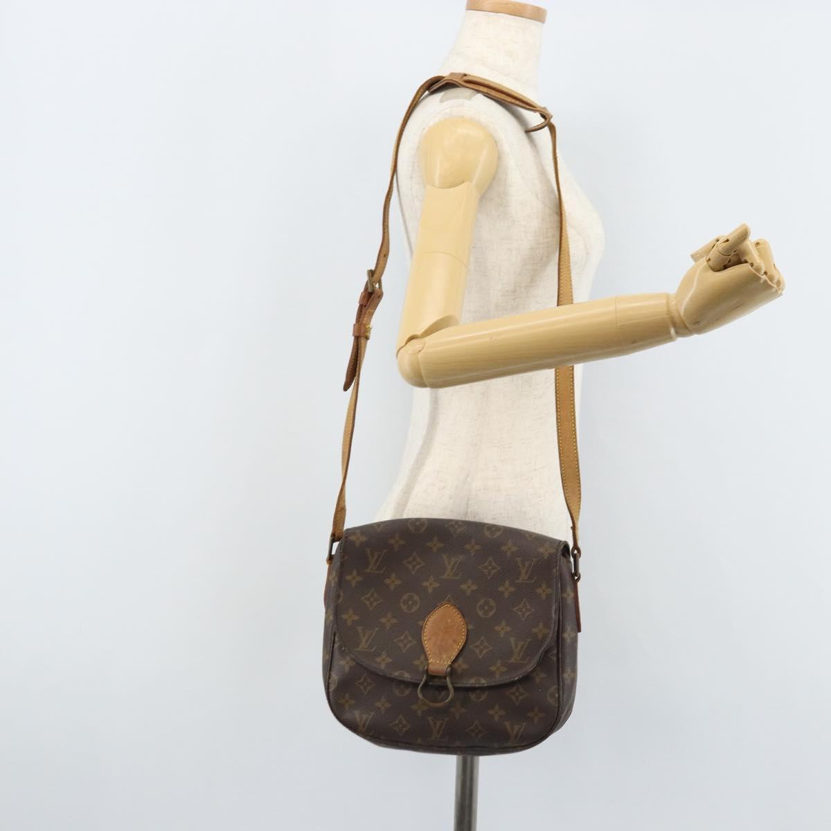 LOUIS VUITTON Monogram Saint Cloud GM Shoulder Bag M51242 LV Auth bs33939