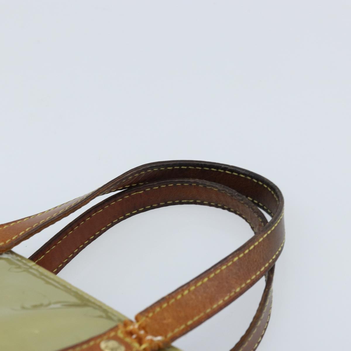 LOUIS VUITTON Monogram Vernis Reade PM Hand Bag Gris M91145 LV Auth bs33944