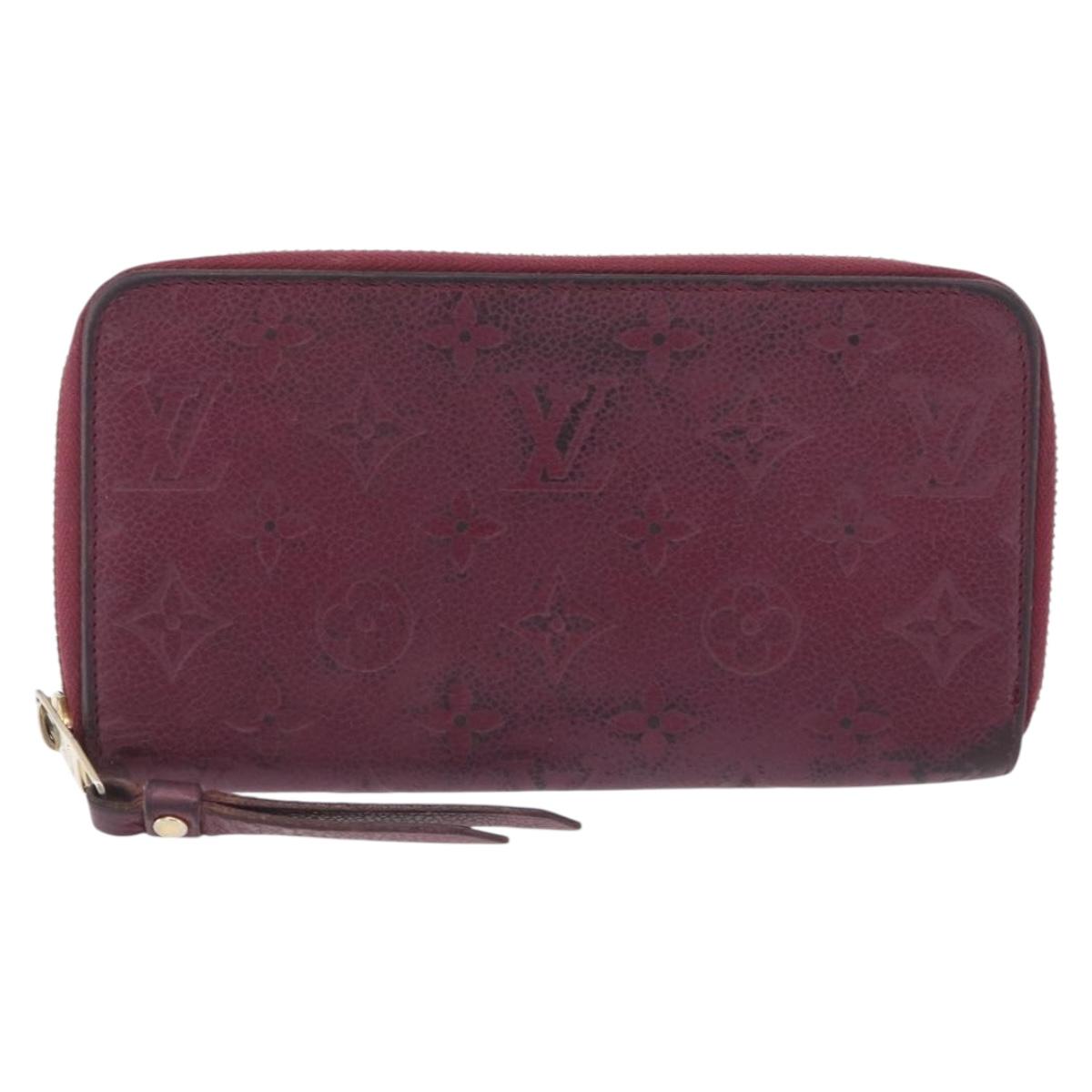 LOUIS VUITTON Empreinte Portefeuille Secret Ron Wallet Oroll M60359 Auth bs33947