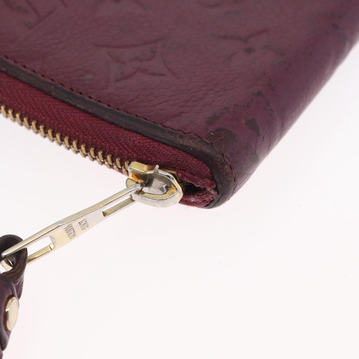 LOUIS VUITTON Empreinte Portefeuille Secret Ron Wallet Oroll M60359 Auth bs33947