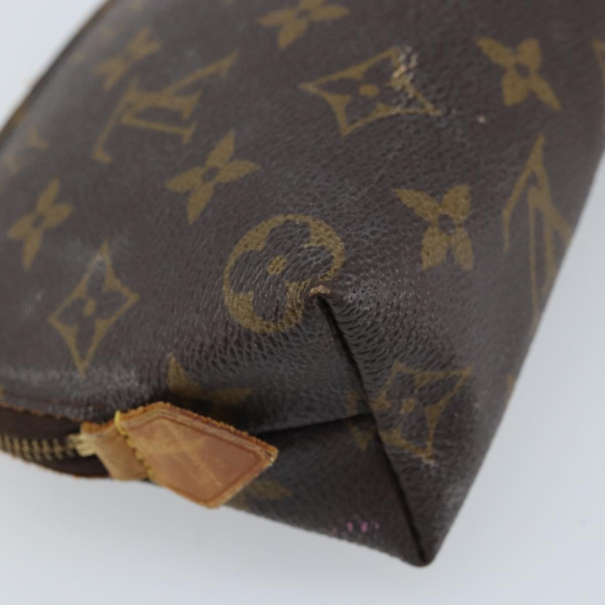 LOUIS VUITTON Monogram Pochette Cosmetic PM Cosmetic Pouch M47515 Auth bs33950