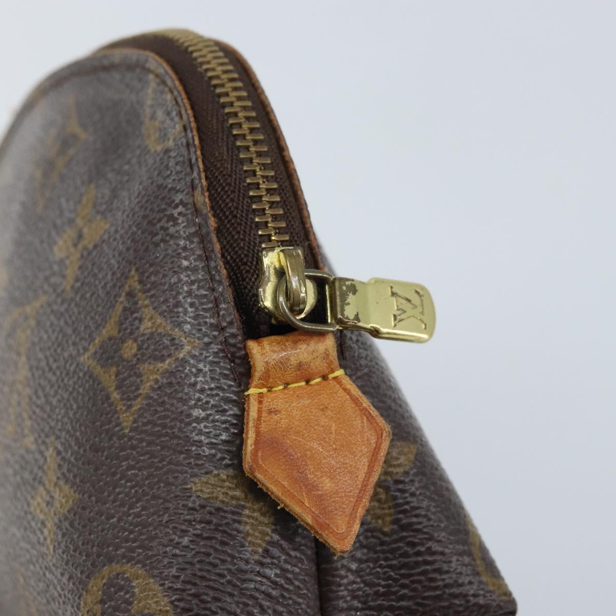 LOUIS VUITTON Monogram Pochette Cosmetic PM Cosmetic Pouch M47515 Auth bs33950