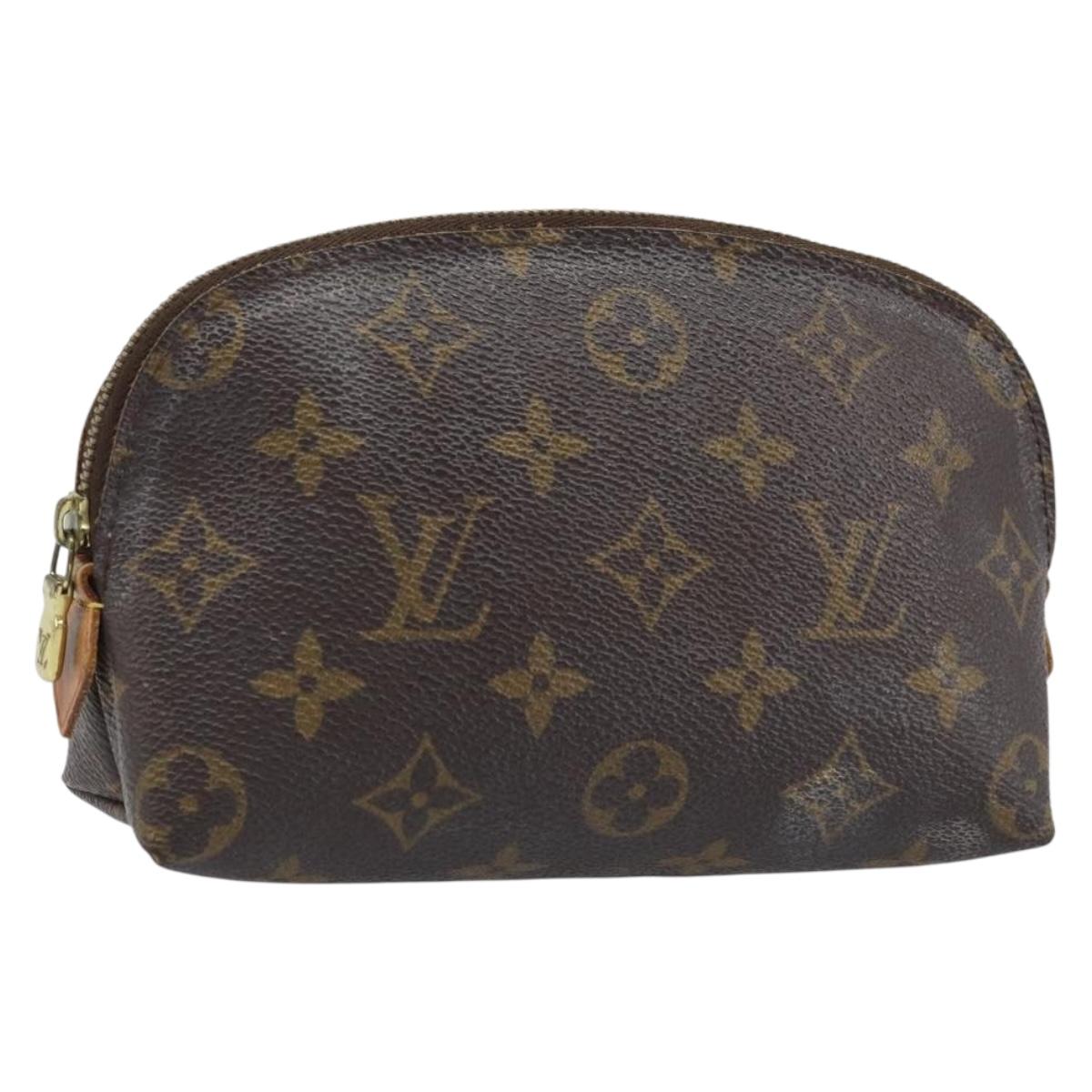 LOUIS VUITTON Monogram Pochette Cosmetic PM Cosmetic Pouch M47515 Auth bs33950