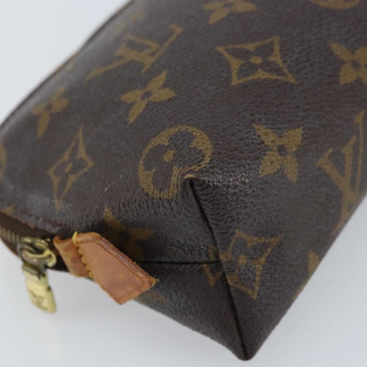 LOUIS VUITTON Monogram Pochette Cosmetic PM Cosmetic Pouch M47515 Auth bs33950