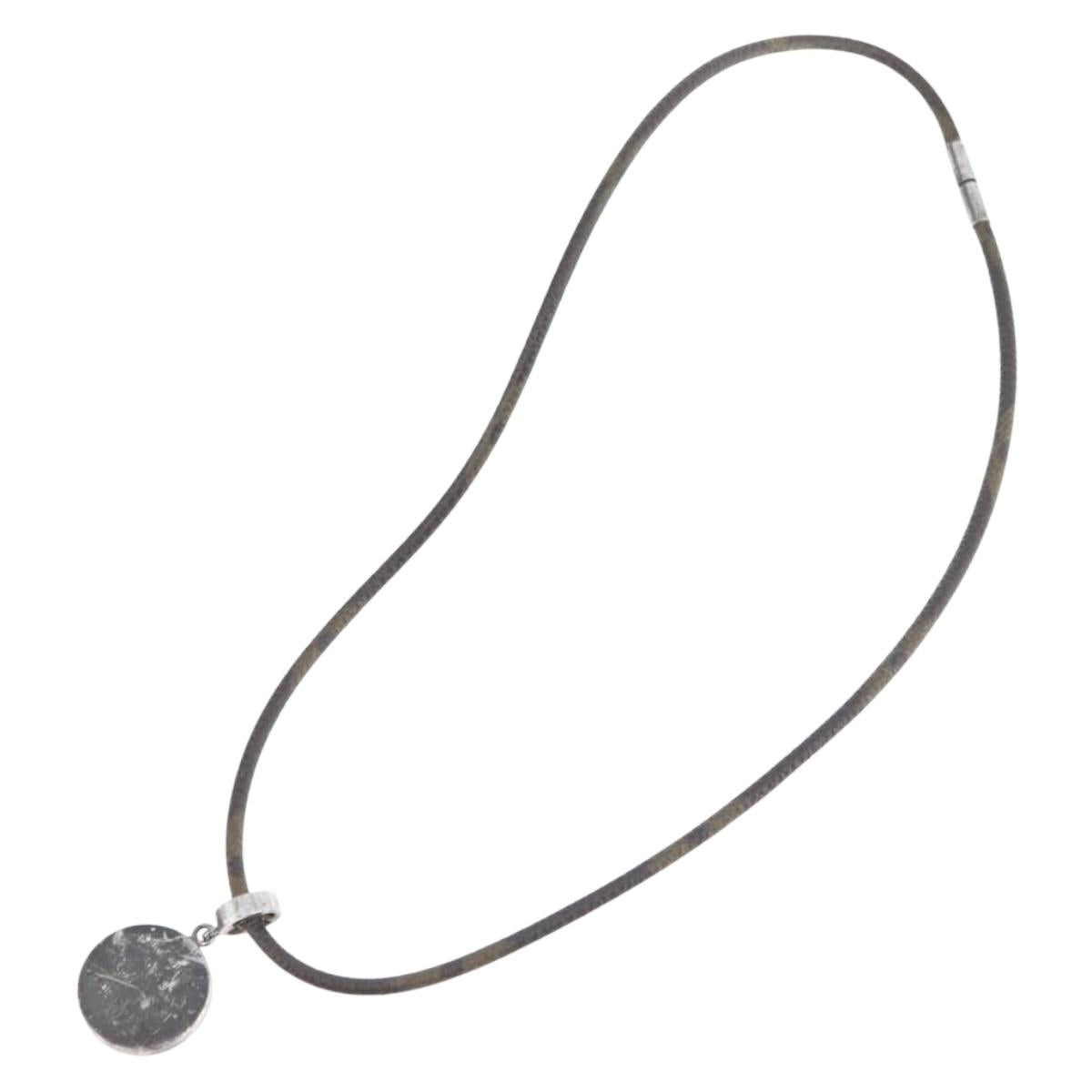 LOUIS VUITTON Monogram Pandantif Necklace M65436 LV Auth bs33954