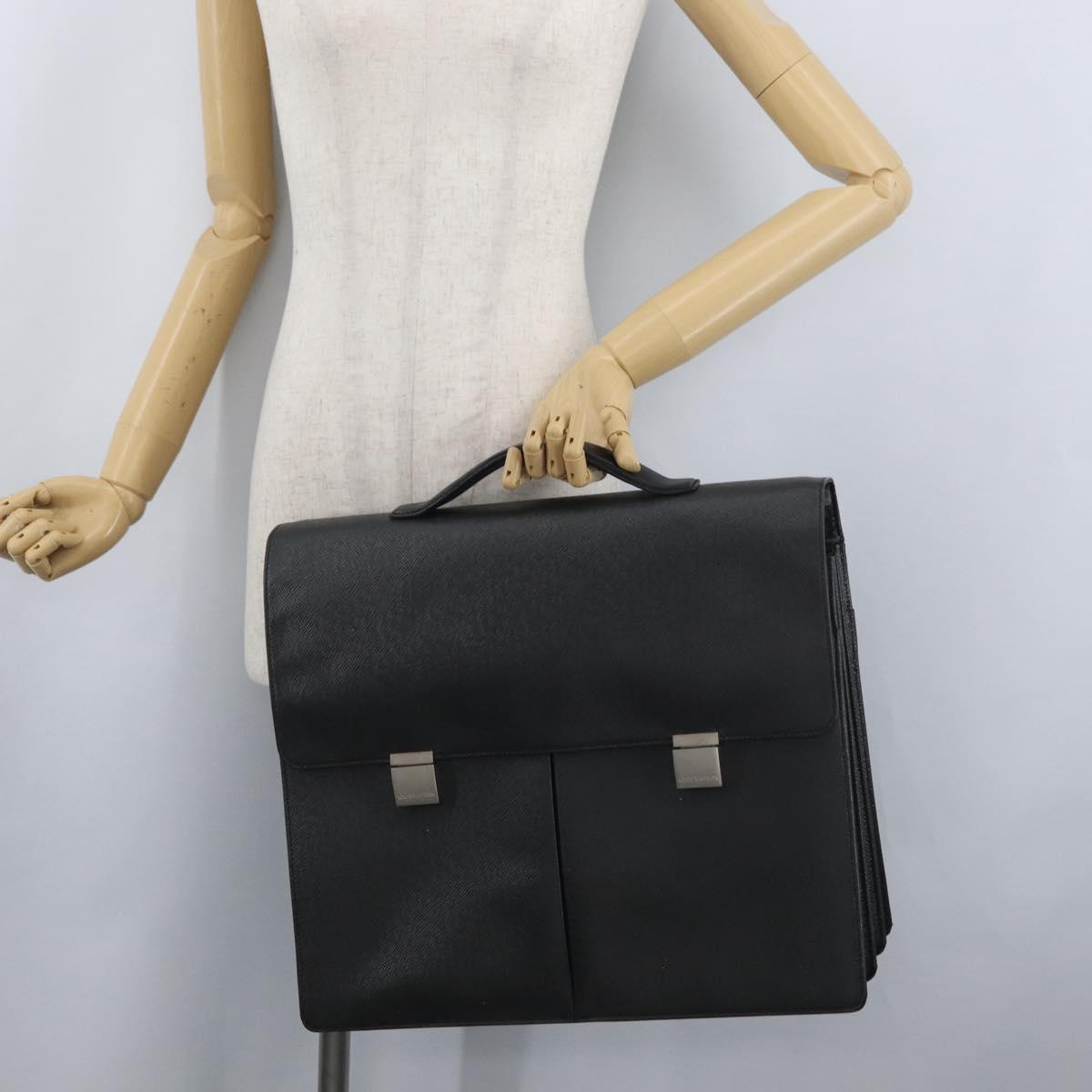 LOUIS VUITTON Taiga Tobol Business Bag Ardoise M30792 LV Auth bs33959