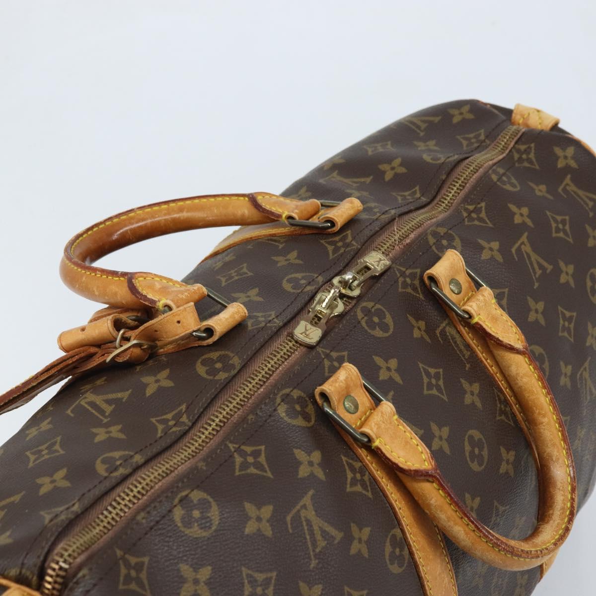 LOUIS VUITTON Monogram Keepall 45 Boston Bag M41428 LV Auth bs33963
