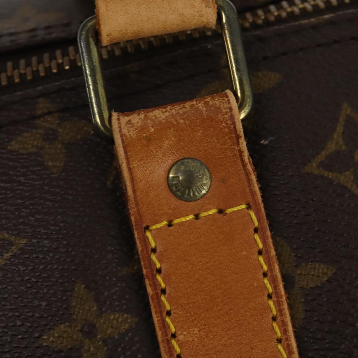 LOUIS VUITTON Monogram Keepall Bandouliere 60 Boston Bag M41412 LV Auth bs33965