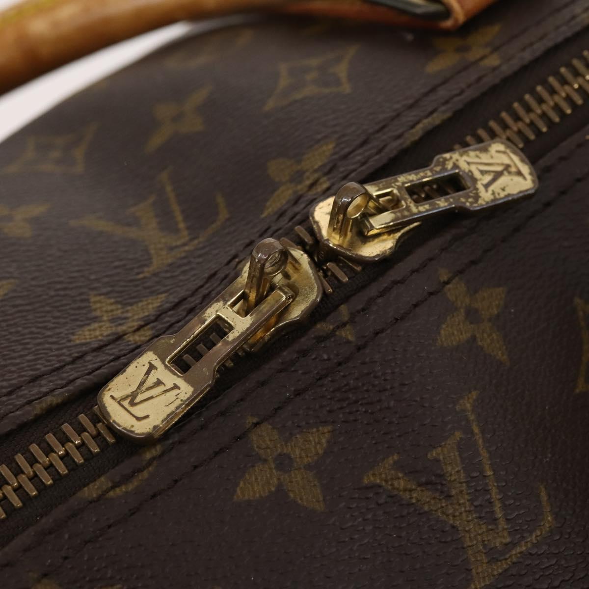 LOUIS VUITTON Monogram Keepall Bandouliere 60 Boston Bag M41412 LV Auth bs33965