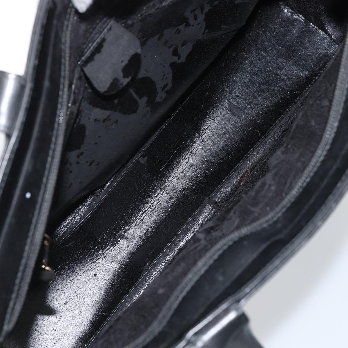 GUCCI Tote Bag Leather Black 002 2113 0483 Auth bs33978